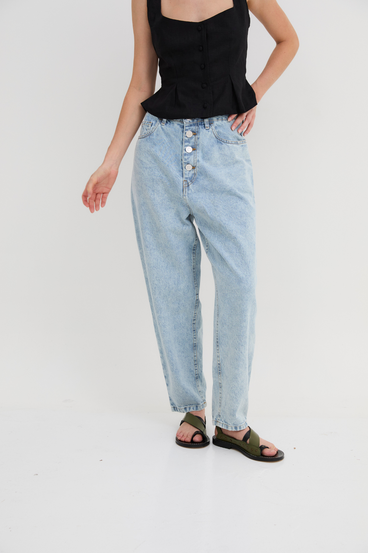 JEANS MALIBU BLEACH AZUL