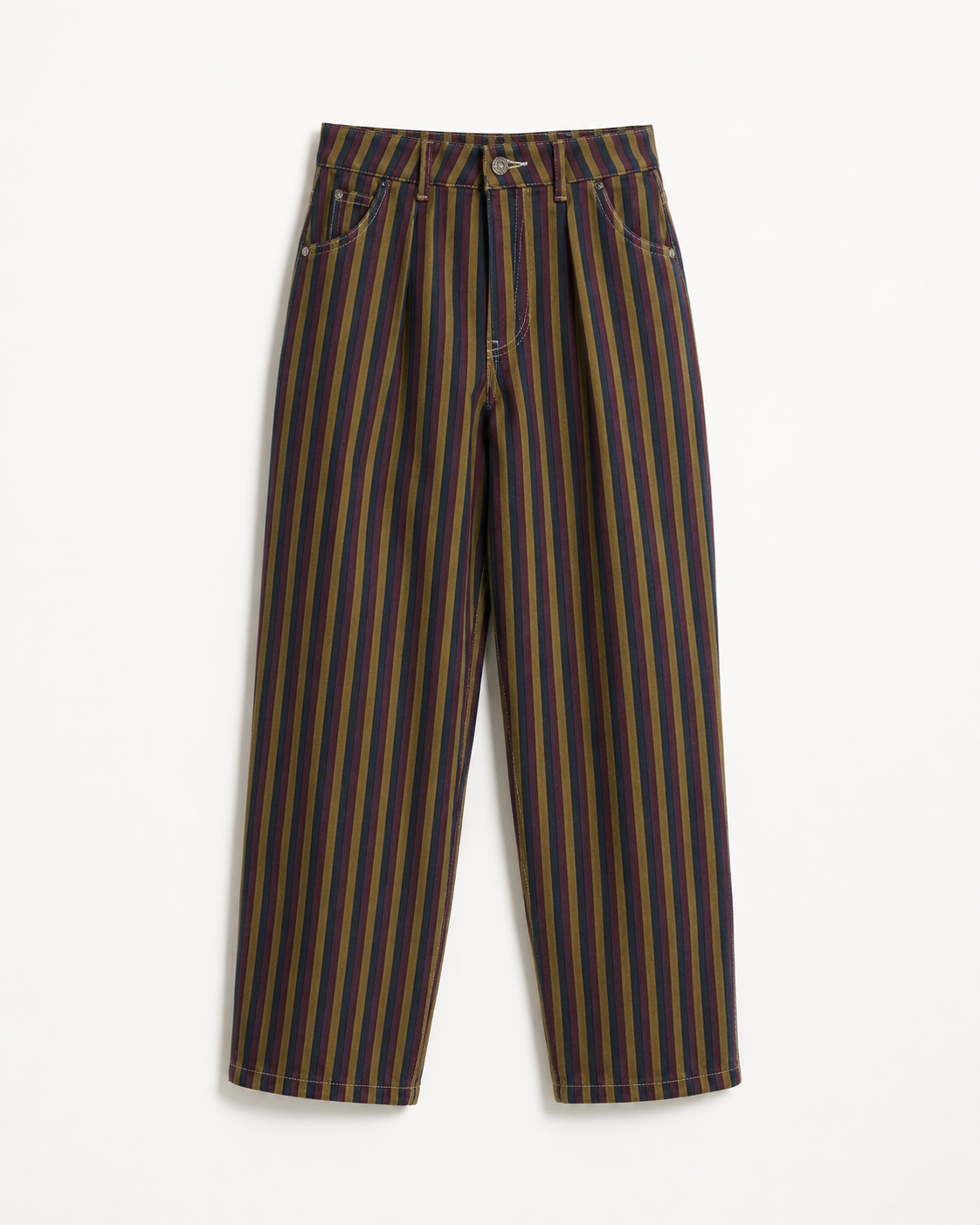 JEANS BOYFRIEND TRIO BURGUNDY