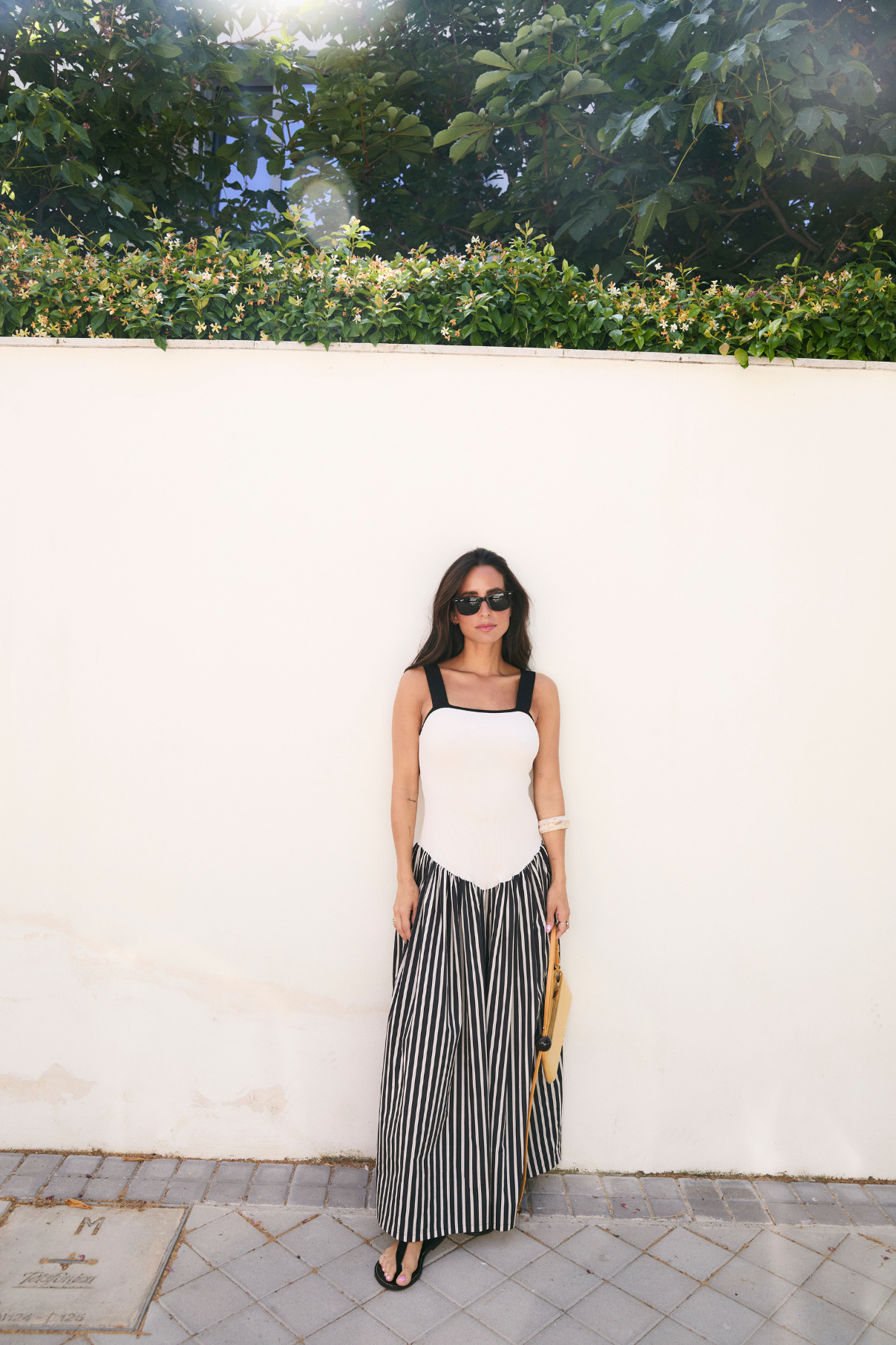 VESTIDO MARIA COMBINADO CRUDO