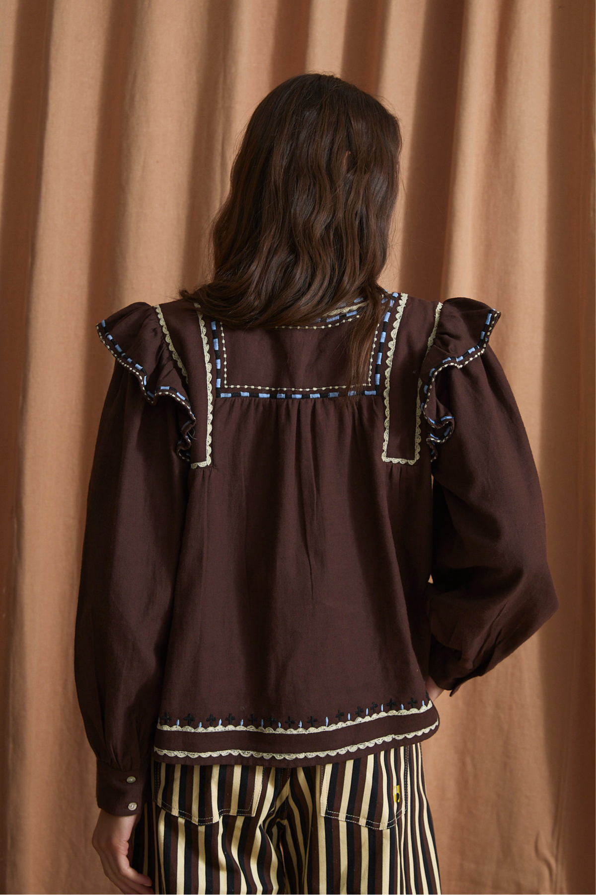 BLUSA KATMANDU TWILL MARRON