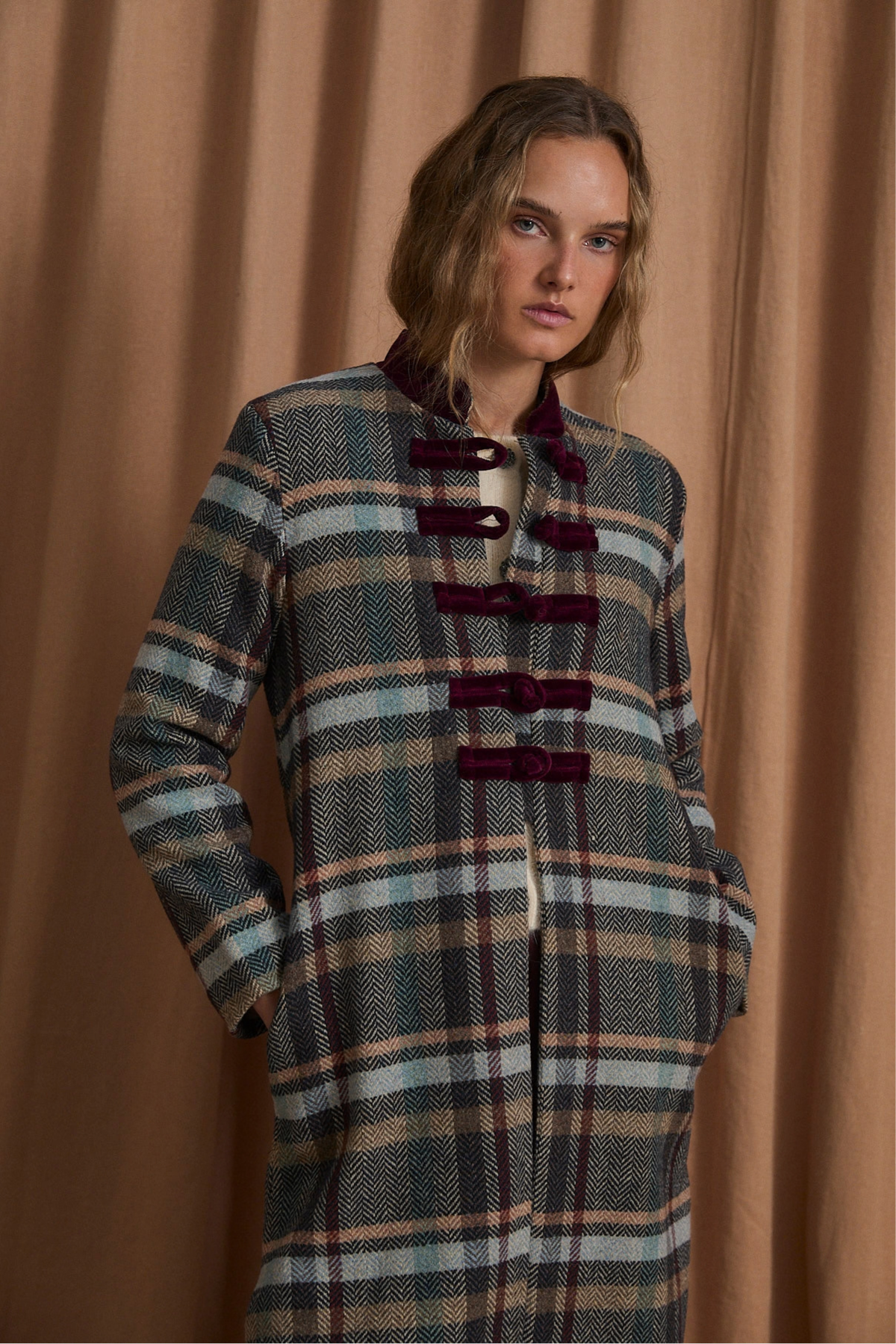 ABRIGO CHINISKI COTSWOLDS AZUL