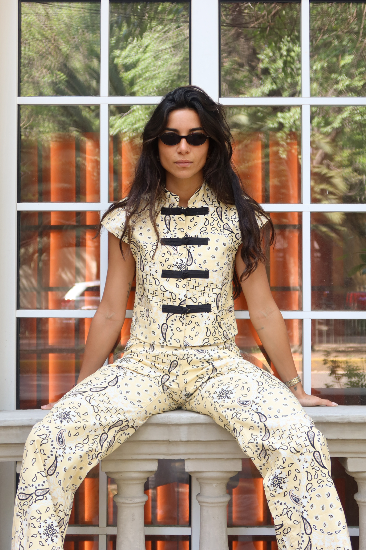 TOP GINZA BANDANA AMARILLO