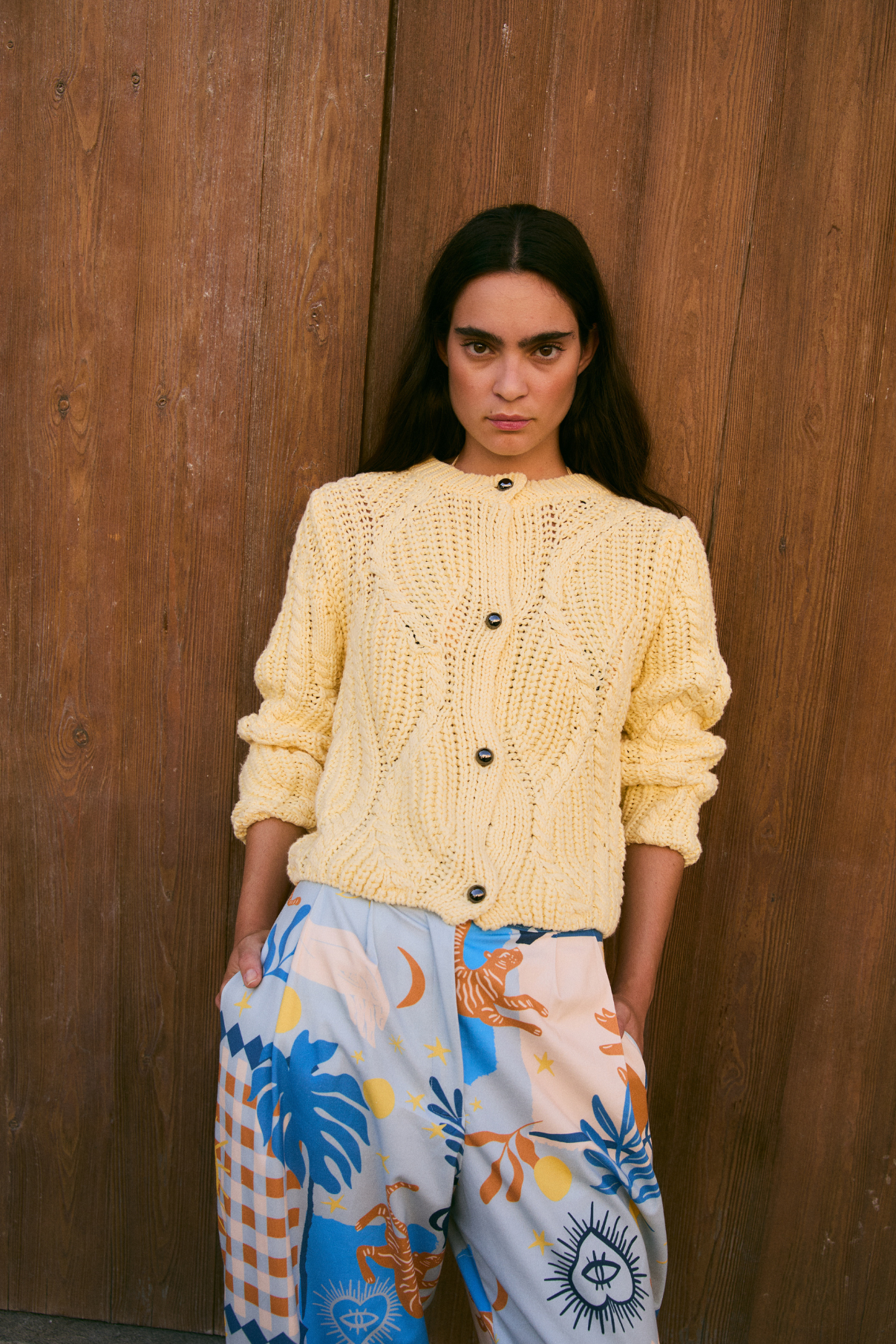 CHAQUETA LUISIANA PUNTO AMARILLO