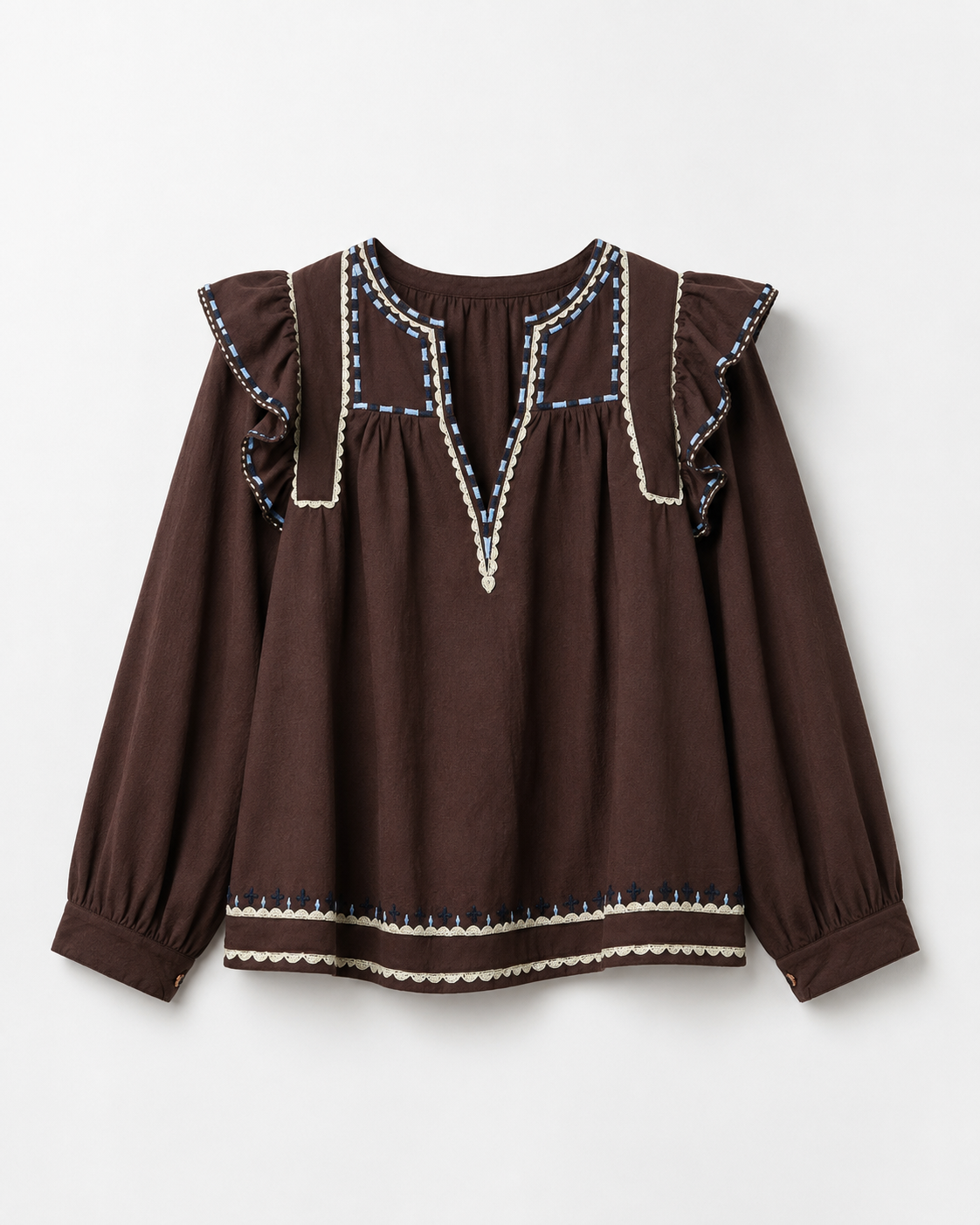 BLUSA KATMANDU TWILL MARRON