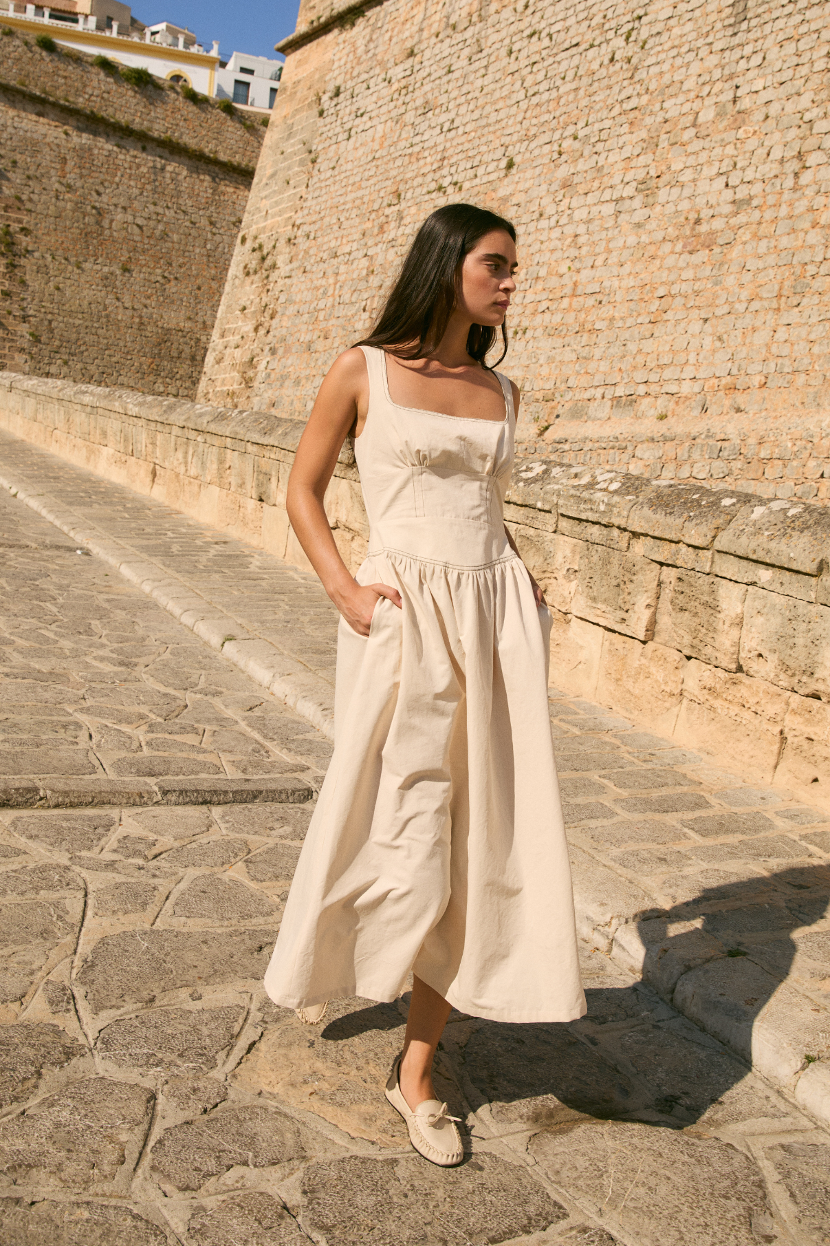 VESTIDO KENDAL SAFARI CRUDO