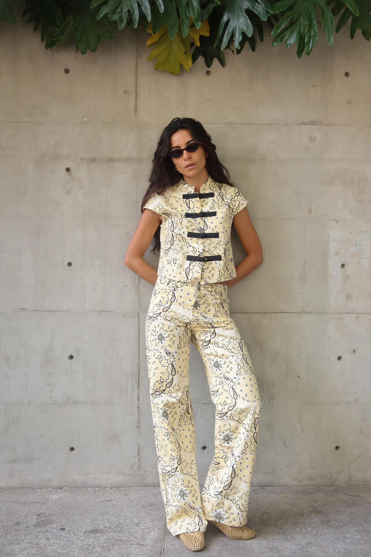 TOTAL LOOK BANDANA AMARILLO