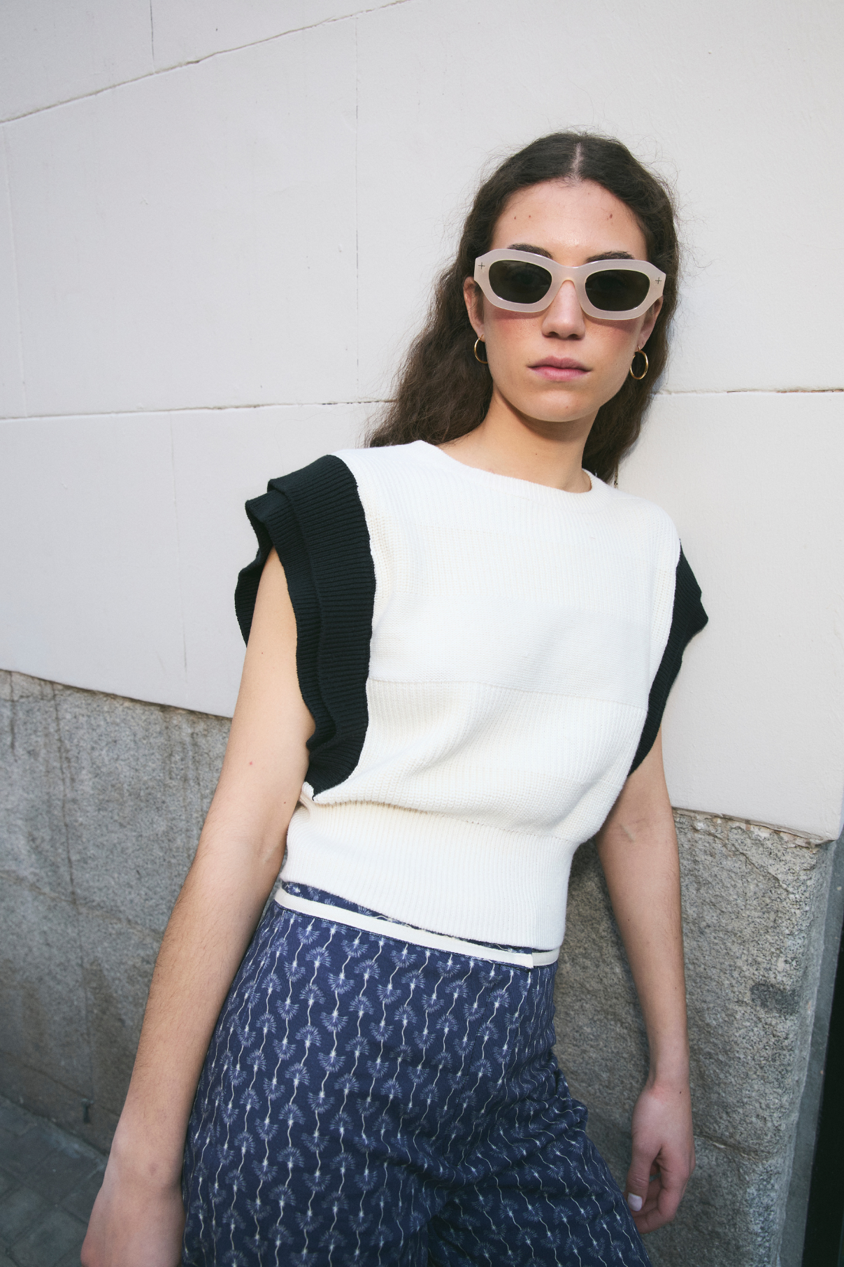 TOP ORI PUNTO BICOLOR