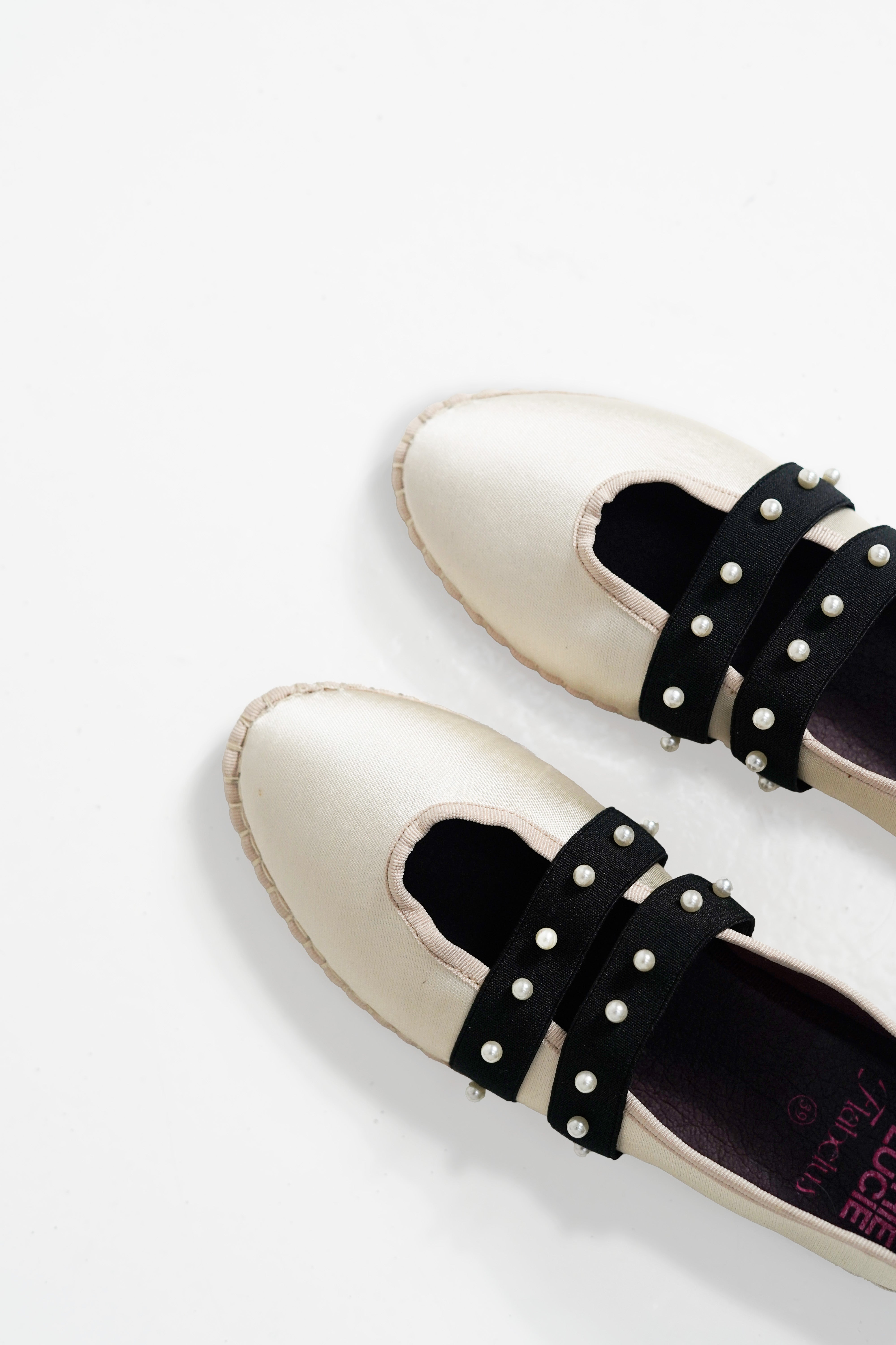 FLABELUS DUPION ECRU BALLERINA