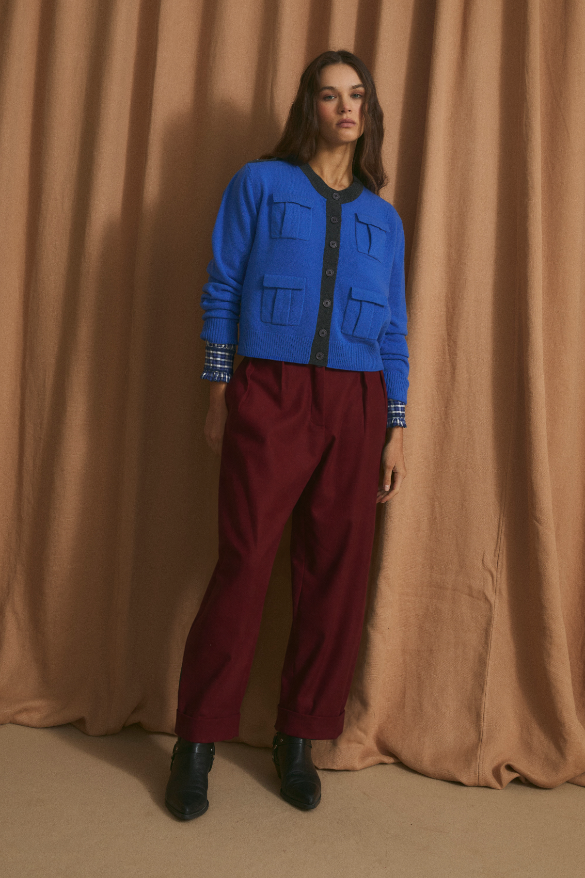 PANTALON MAR CHINO BURGUNDY