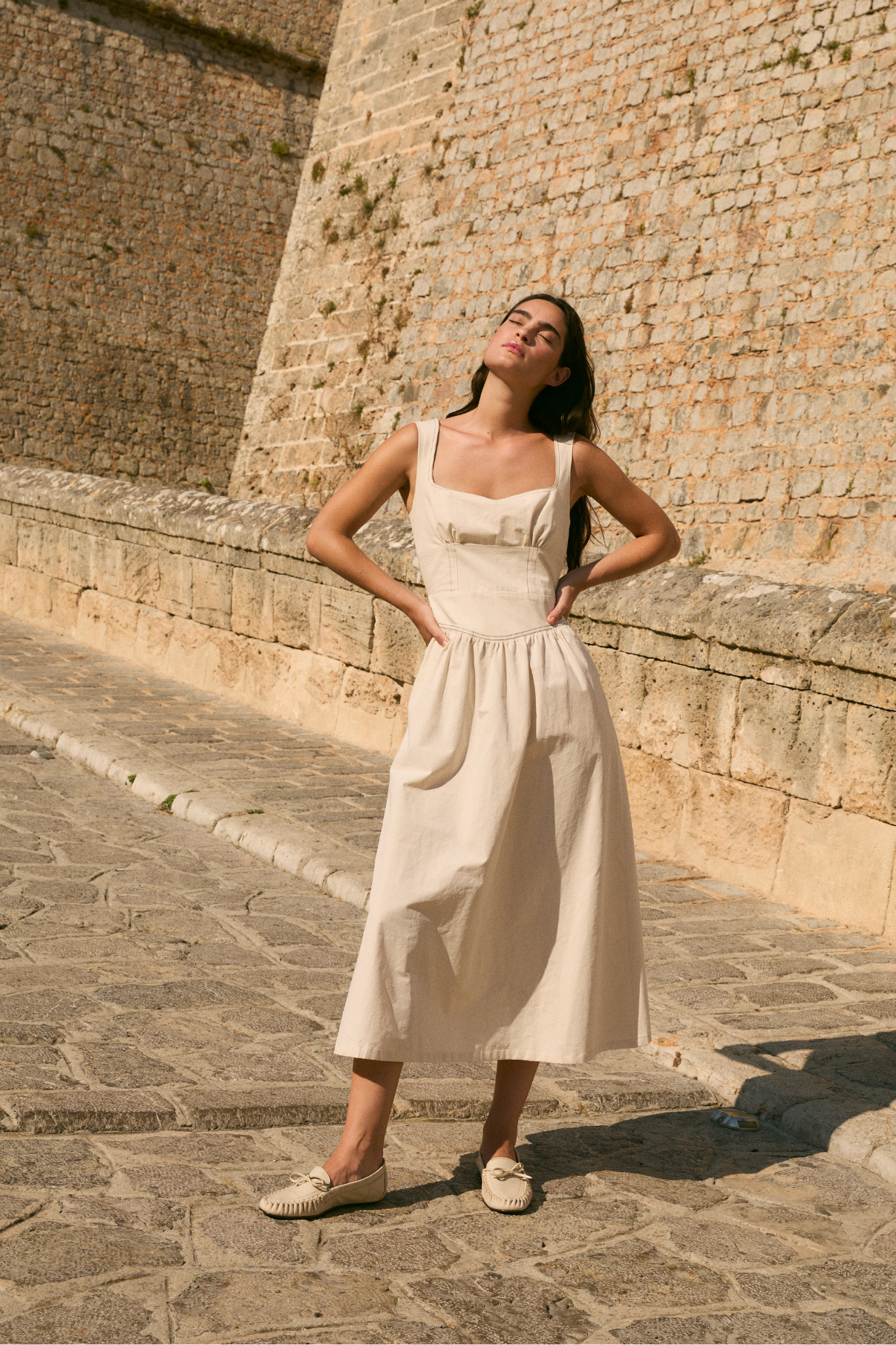 VESTIDO KENDAL SAFARI CRUDO