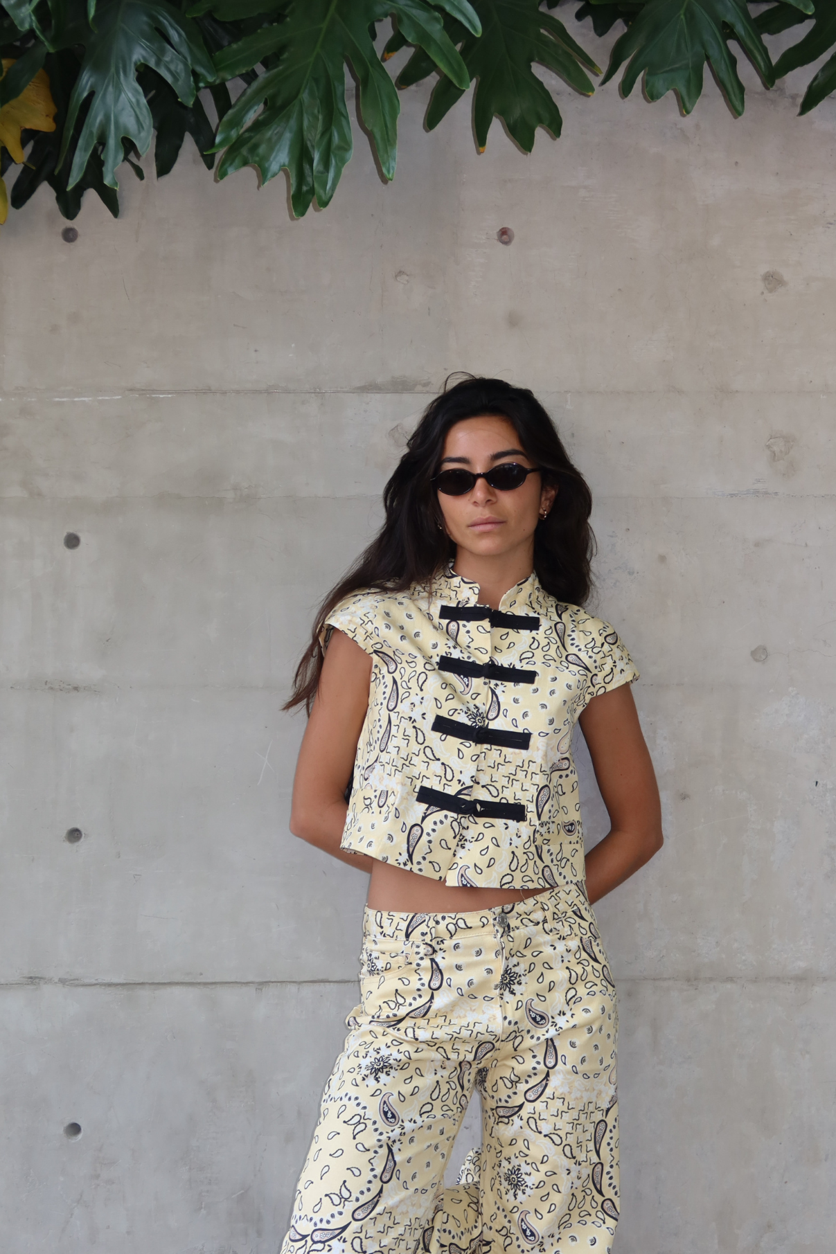 TOP GINZA BANDANA AMARILLO