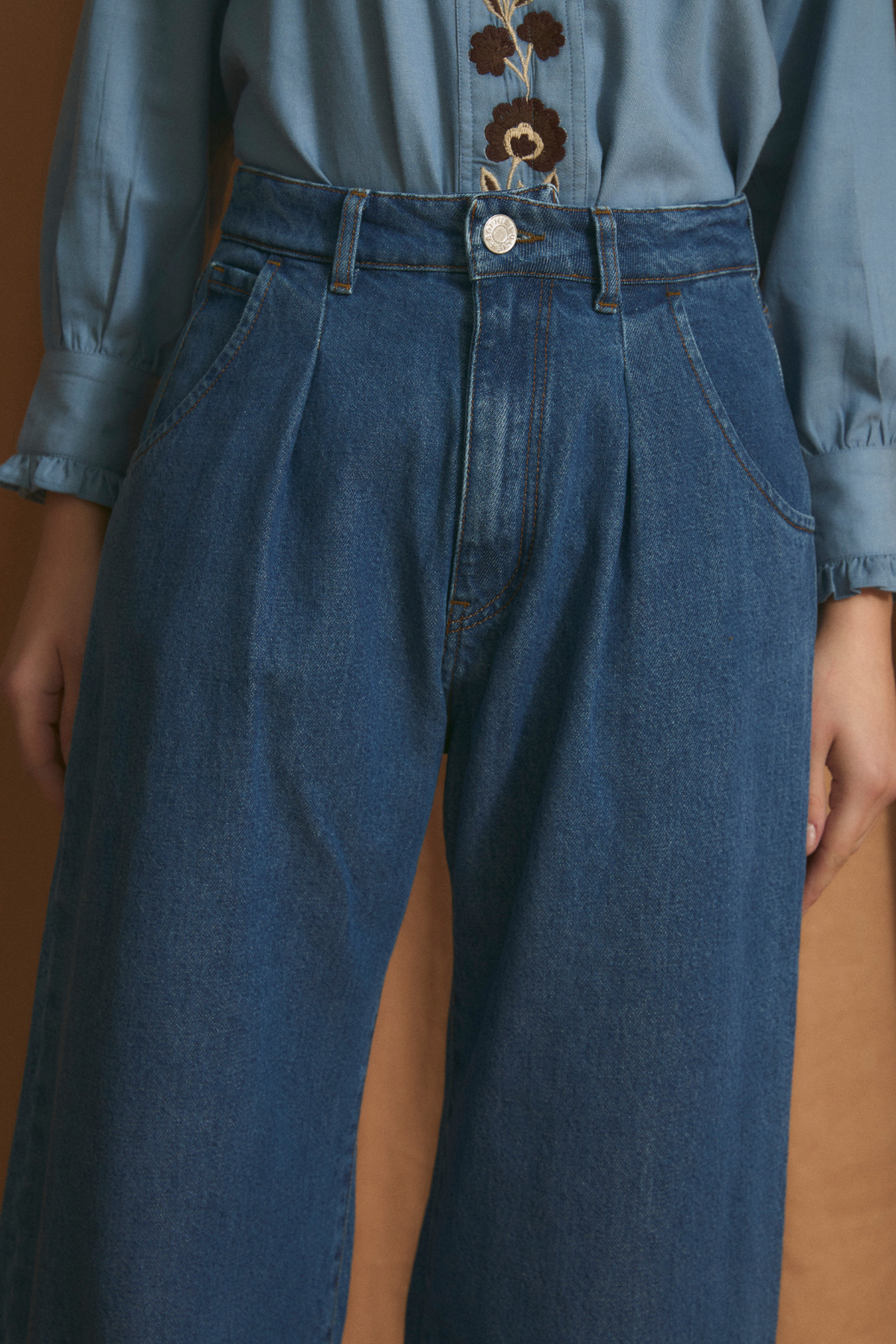 JEANS BOYFRIEND DENIM AZUL