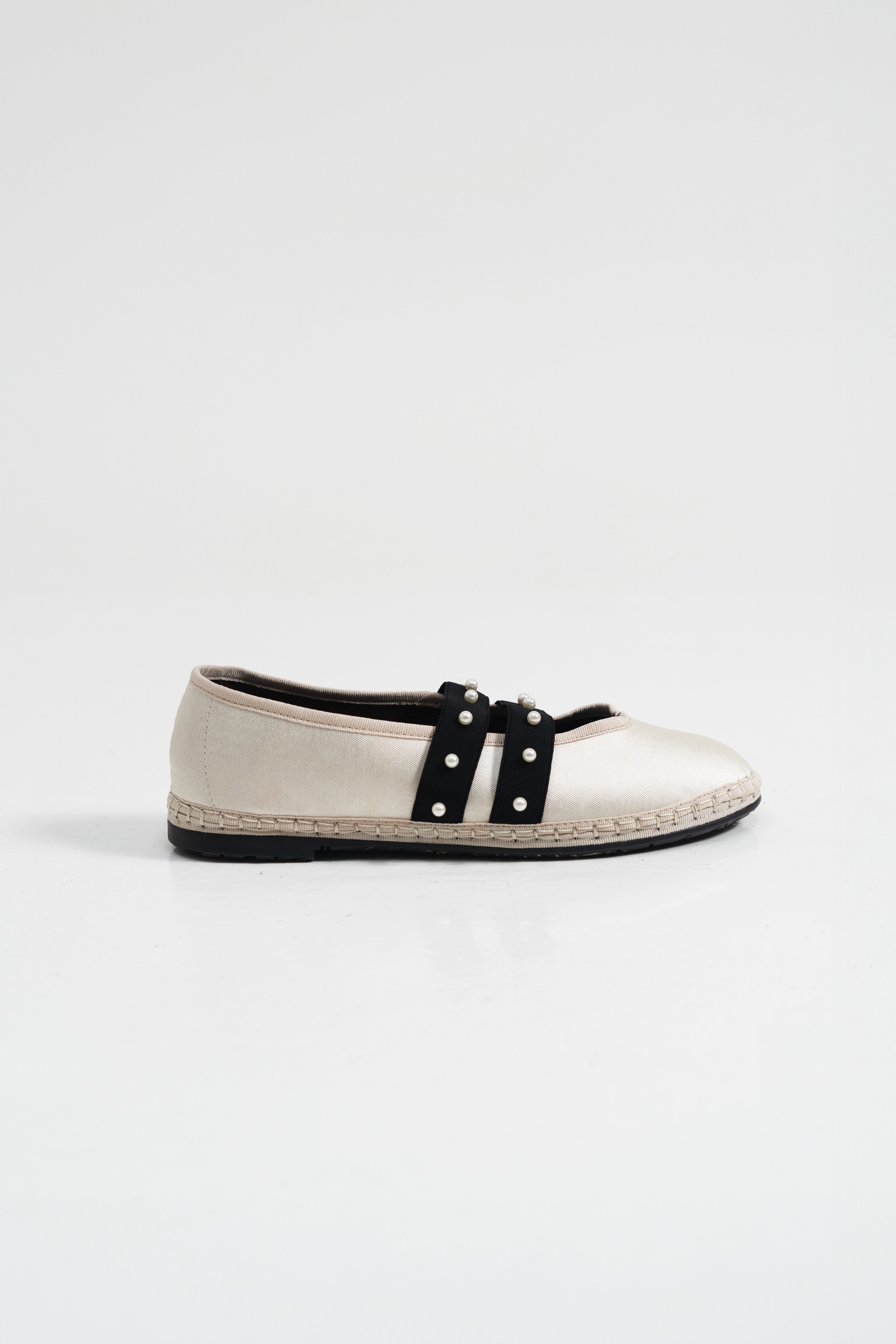 FLABELUS DUPION ECRU BALLERINA