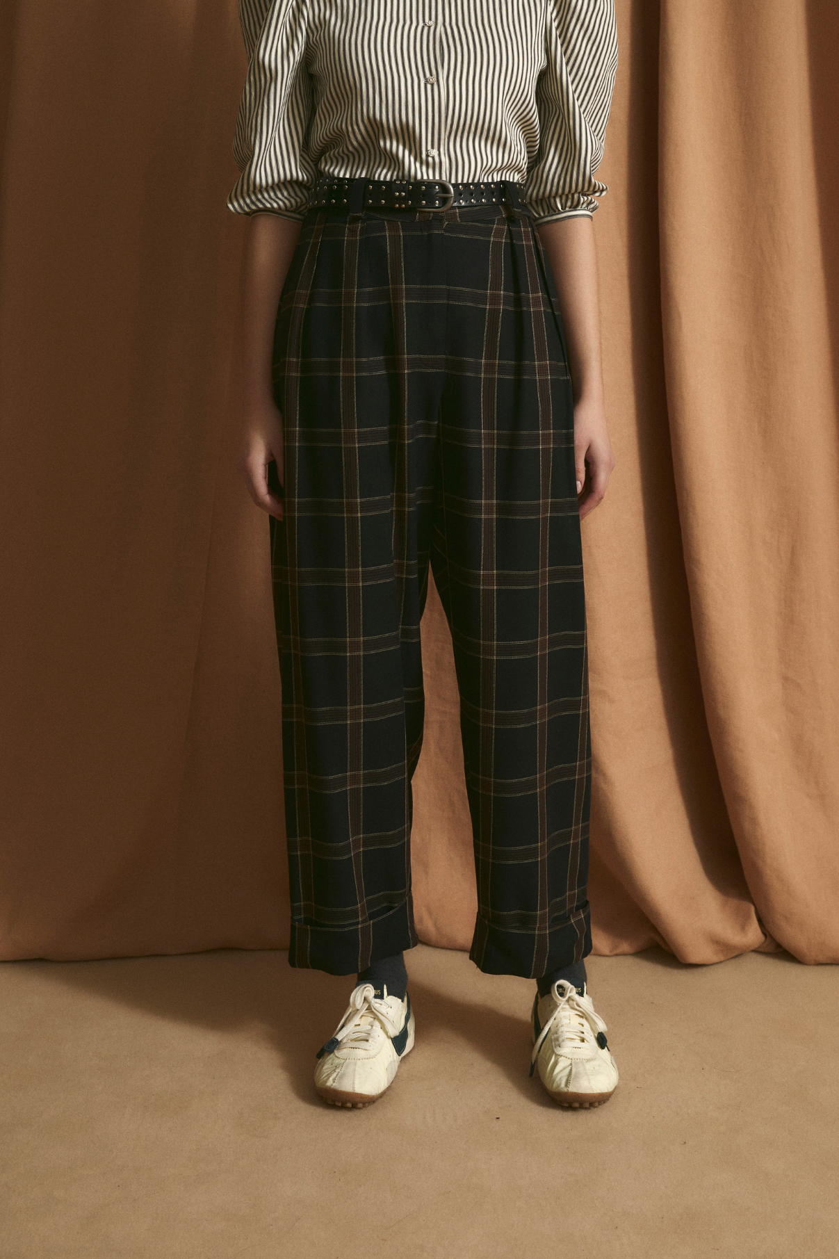 MAR BERLIN BROWN TROUSERS