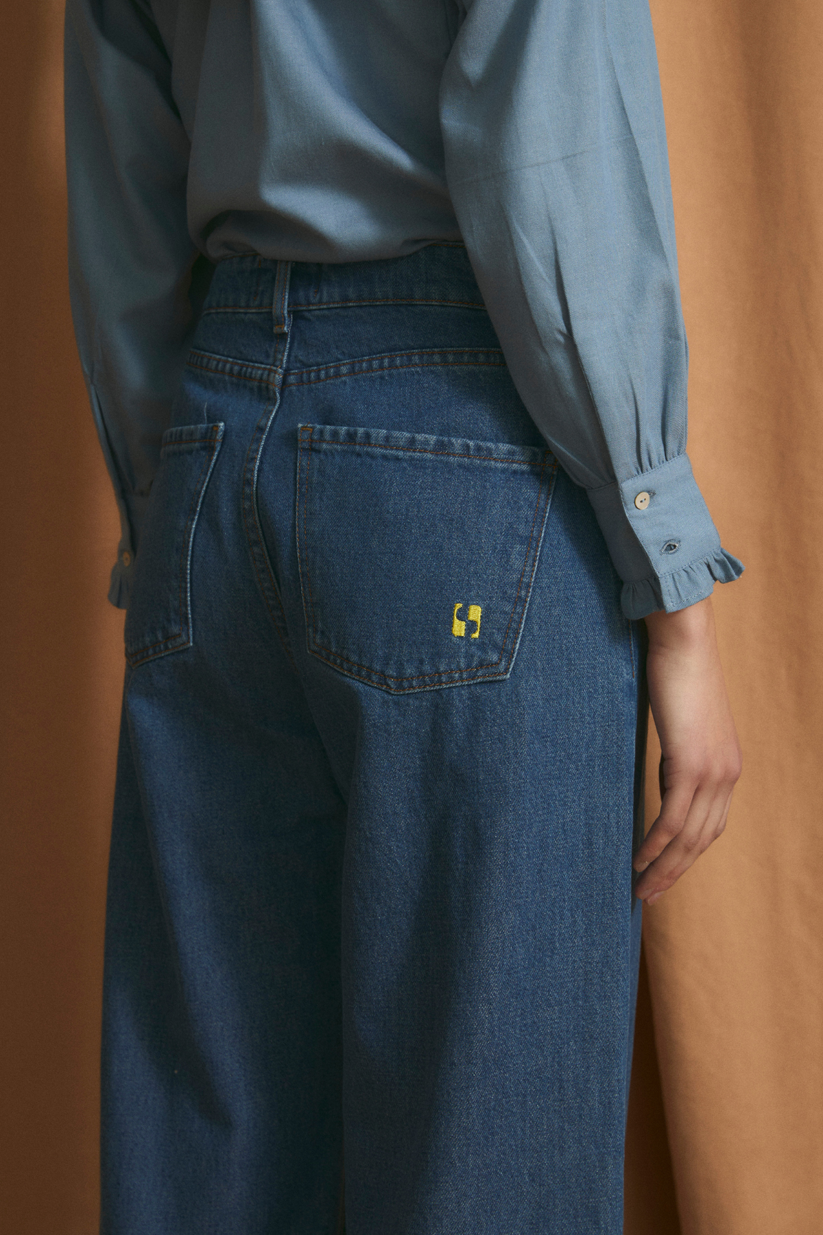 JEANS BOYFRIEND DENIM AZUL