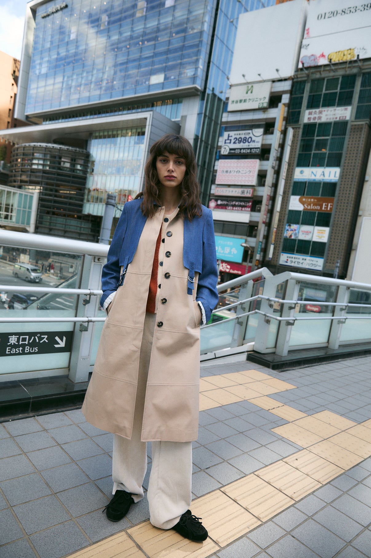 GABARDINA IST TENCEL BICOLOR