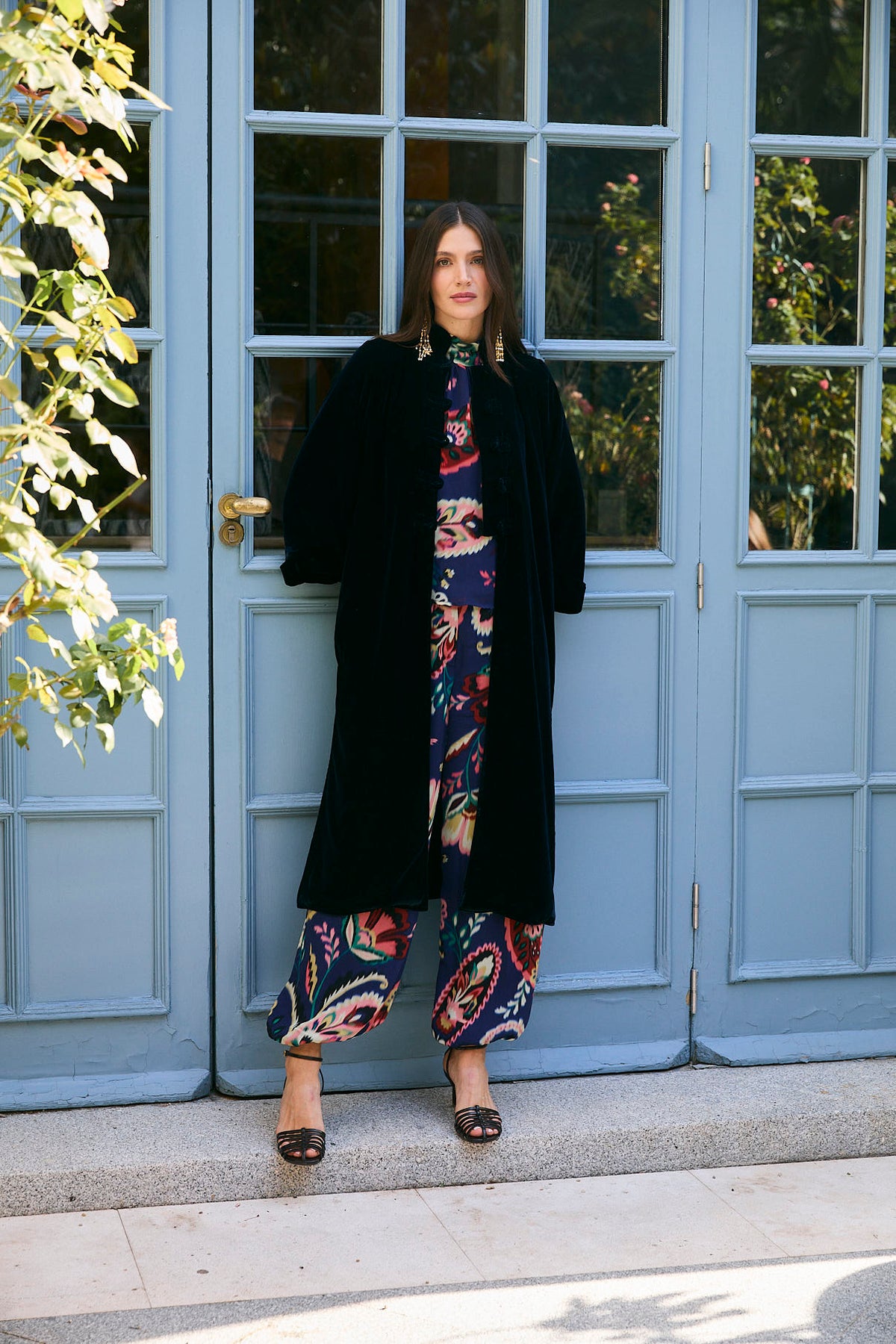 JAPON VELVET NAVY COAT