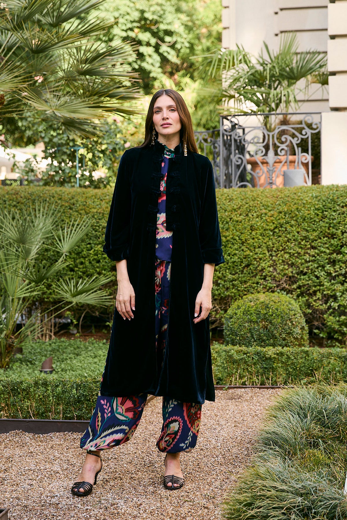 JAPON VELVET NAVY COAT
