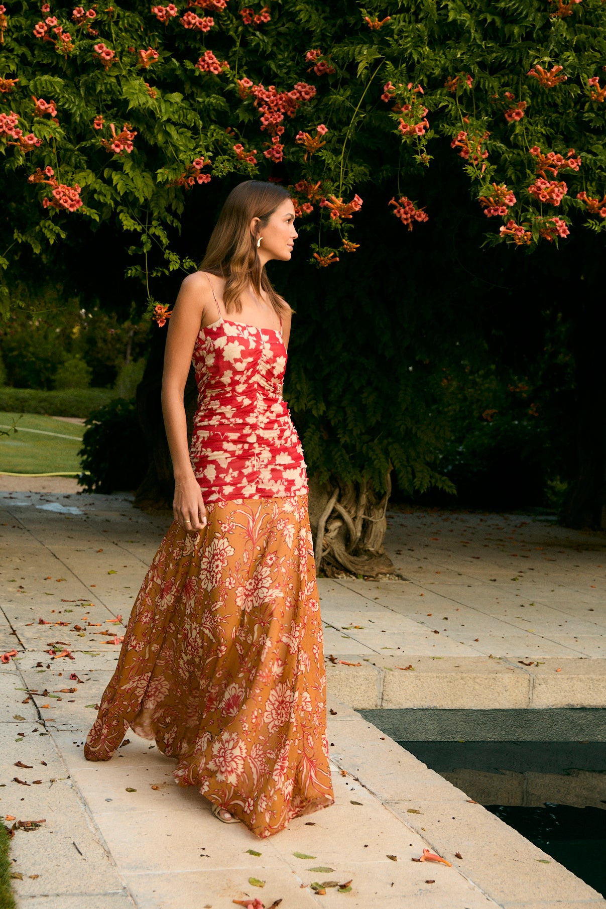 VESTIDO JANE GERANIO BICOLOR