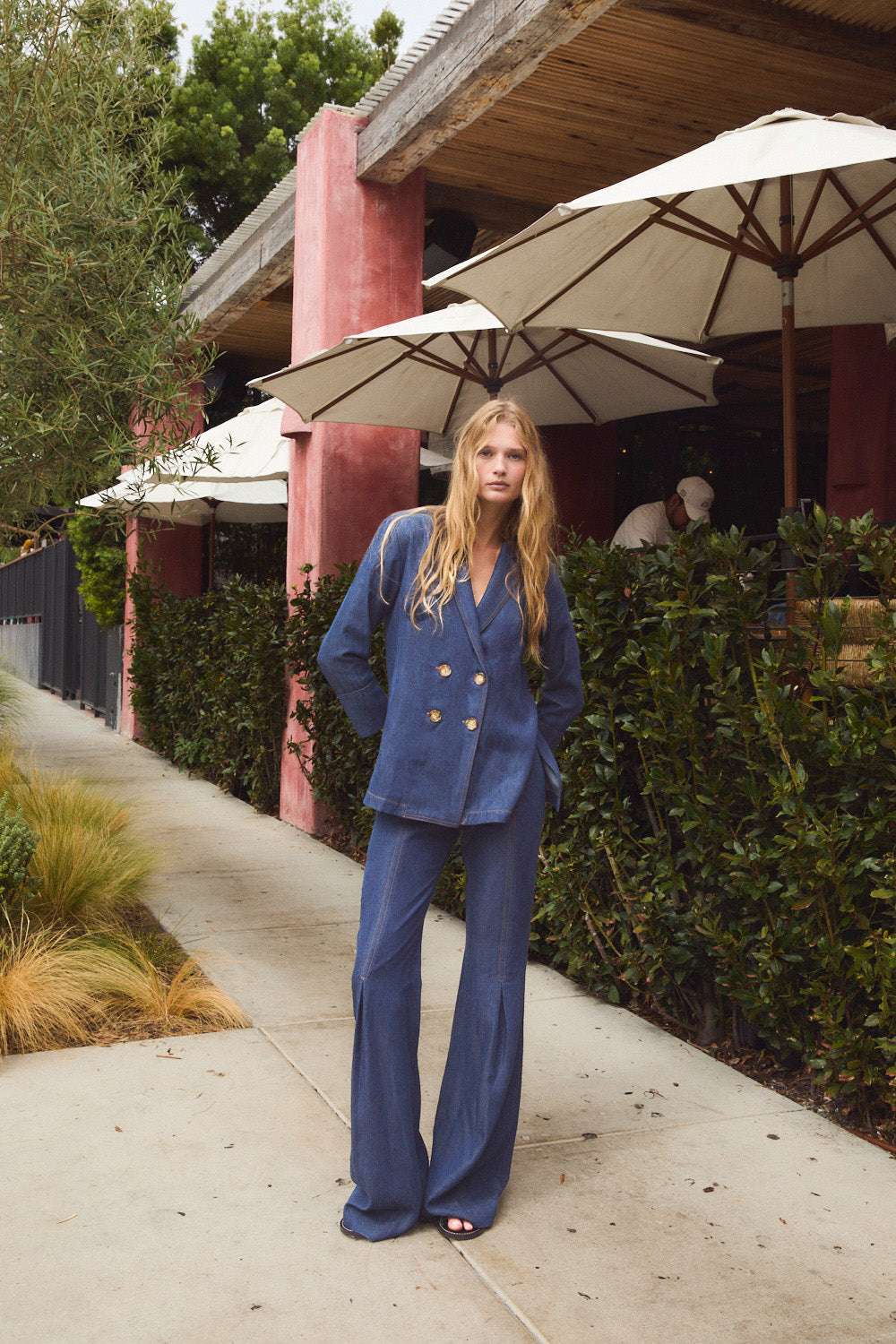 TOTAL LOOK ICON TENCEL AZUL