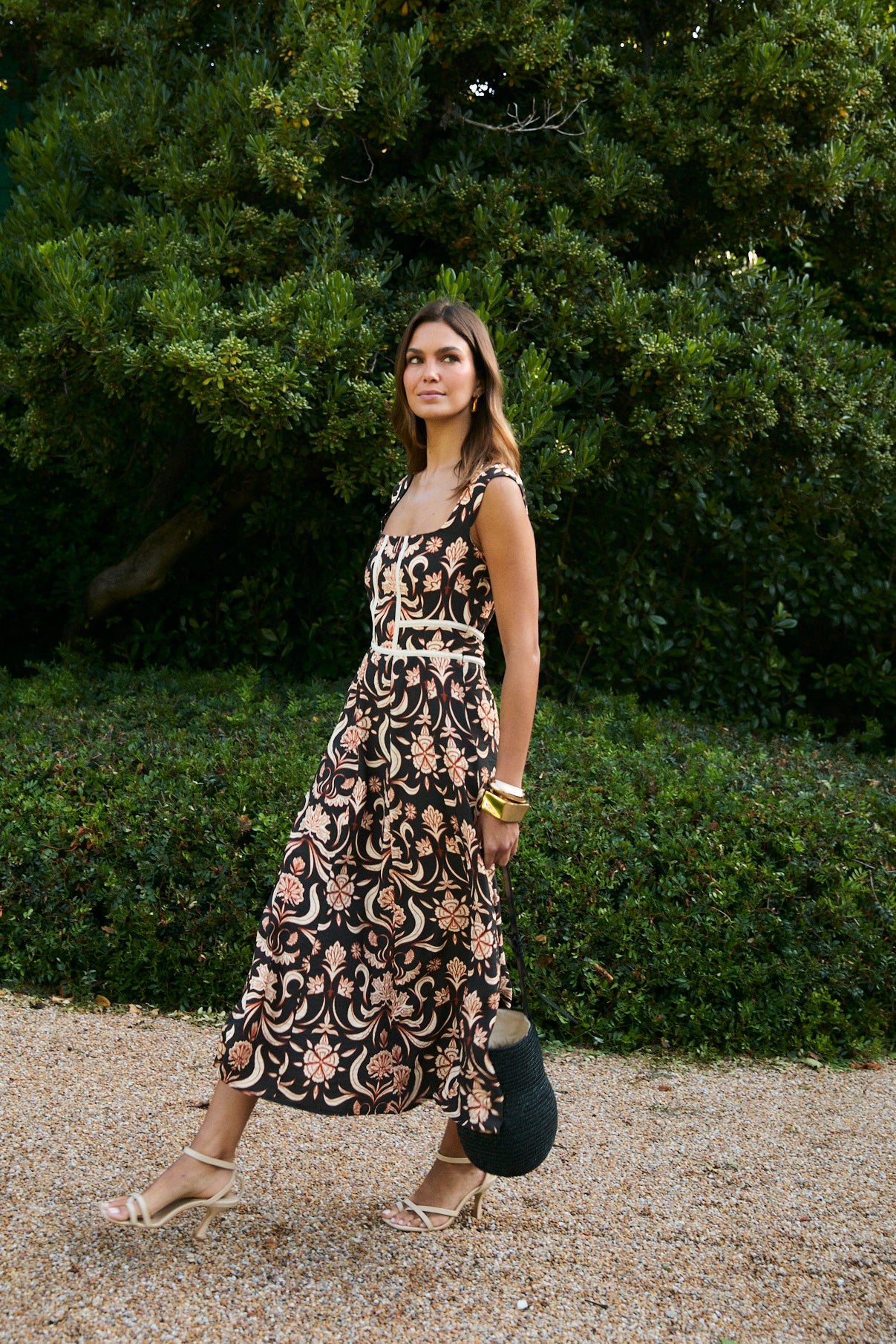 VESTIDO CORSÉ INDIANA NEGRO