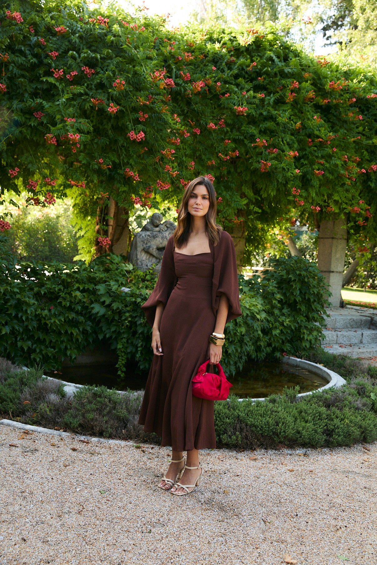 MANGUITOS CREPE MARRÓN