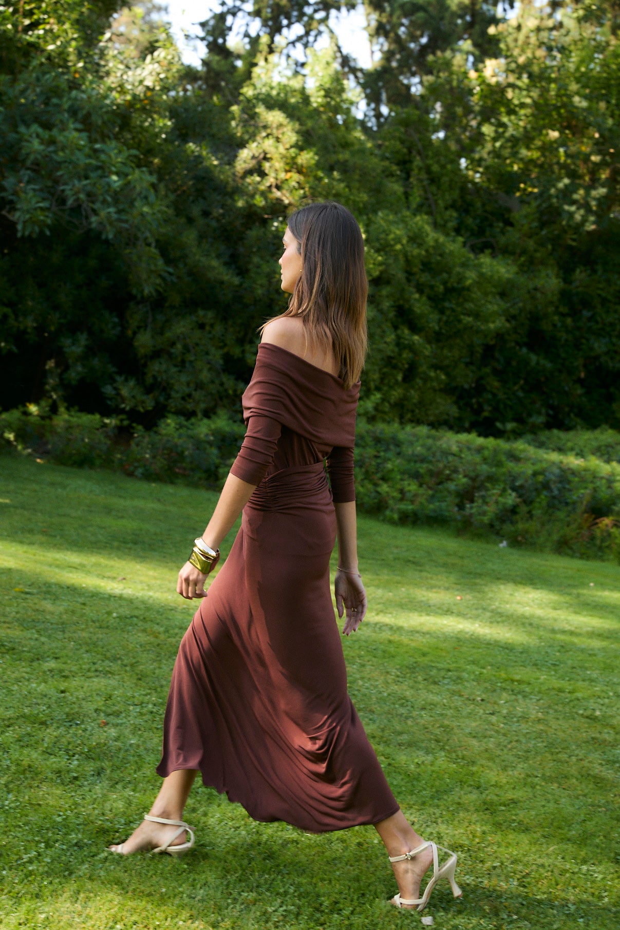 TÚNICA PAREO PUNTO MARRÓN