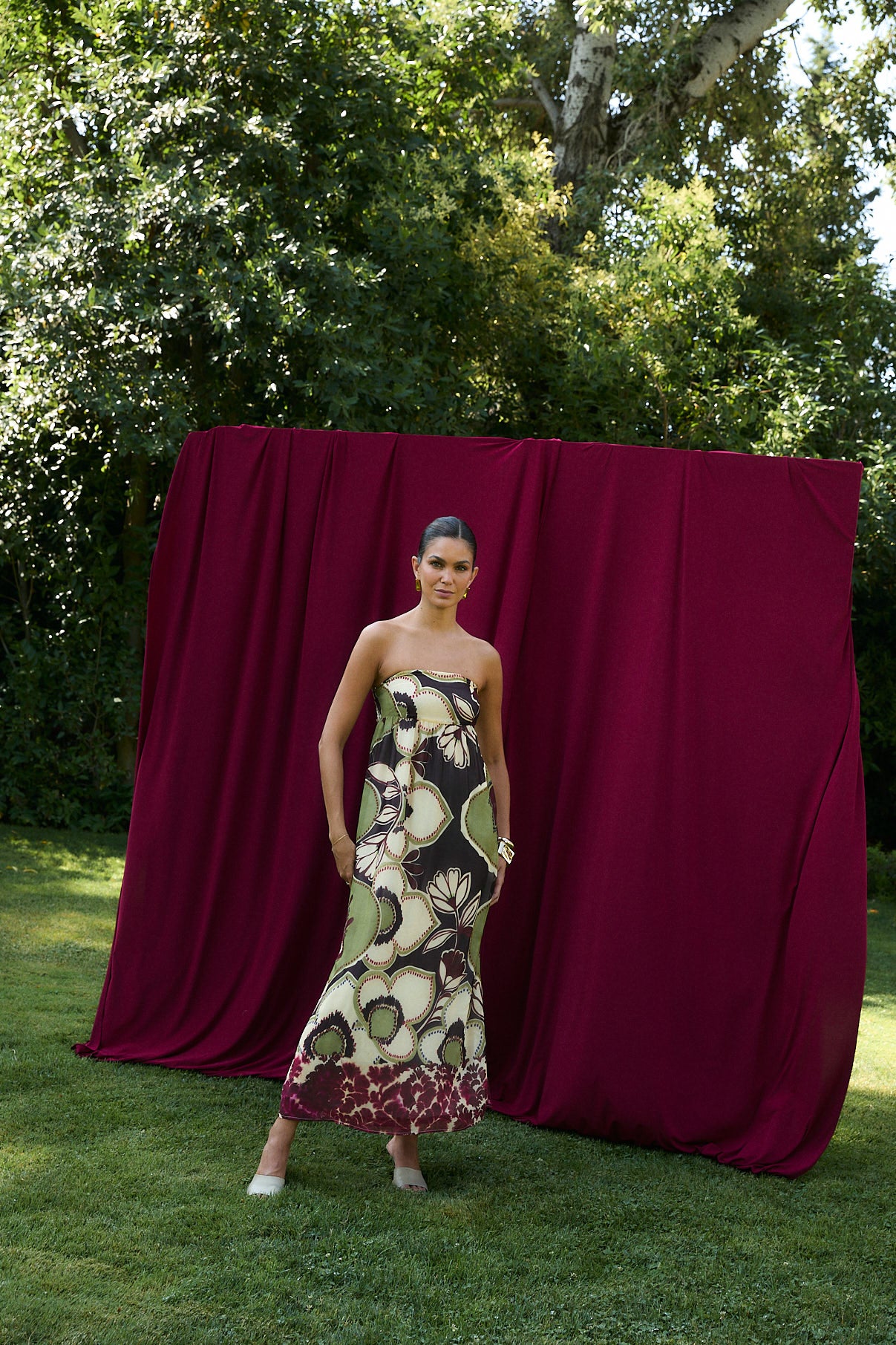 ADRI JOANA RASPBERRY DRESS