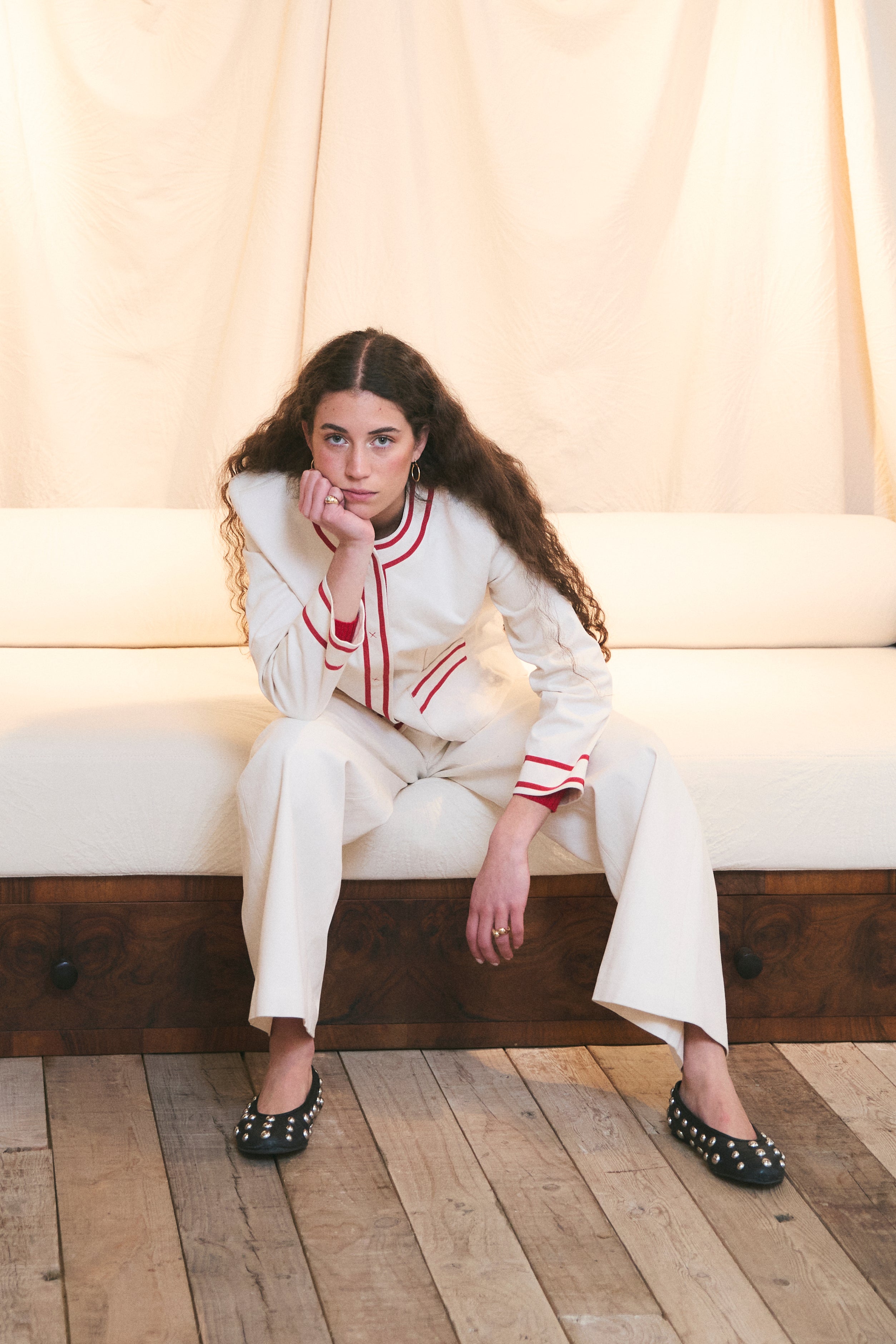 PANTALÓN LORENCE SARGA CRUDO