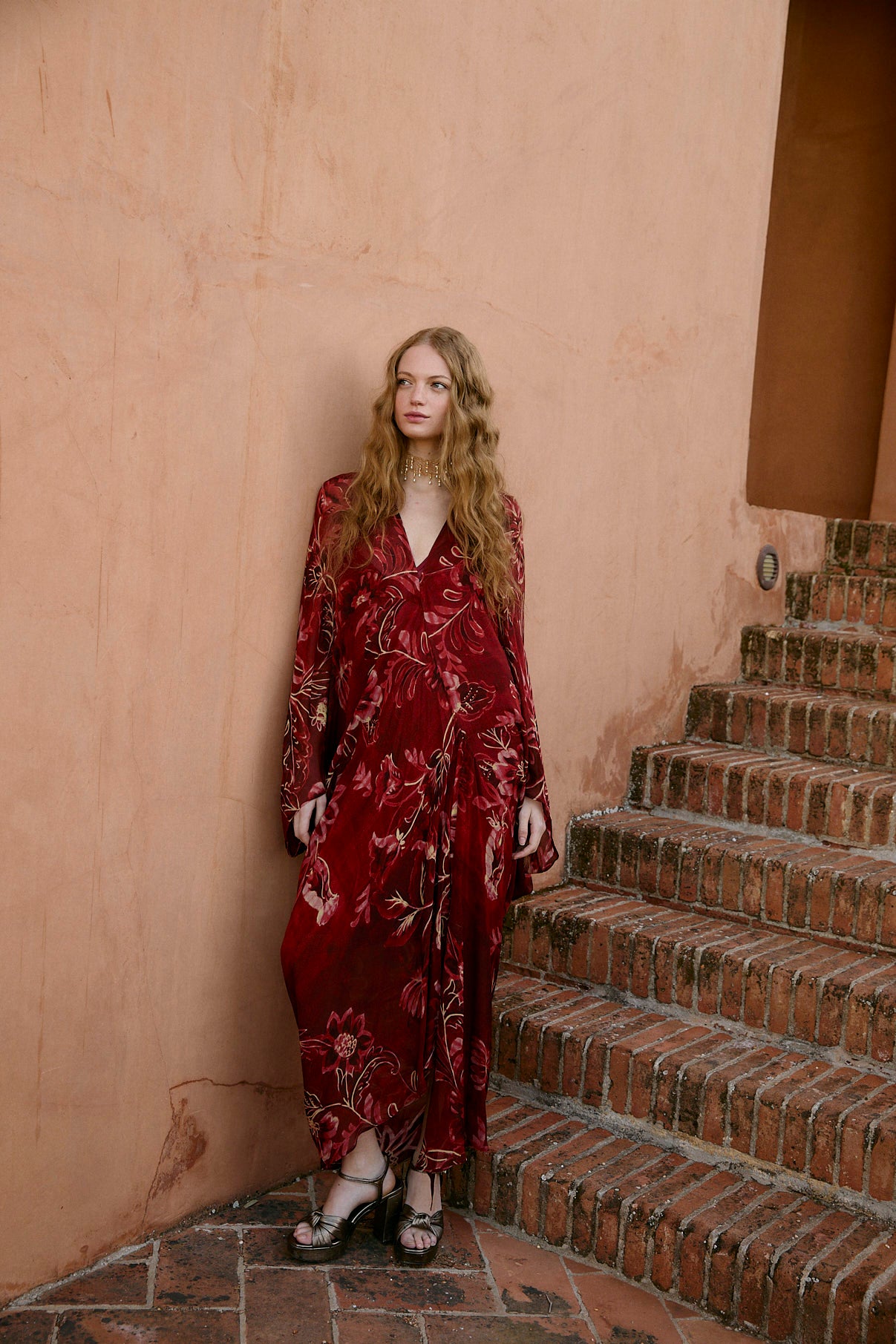 VESTIDO VERO PEONIA CARMIN
