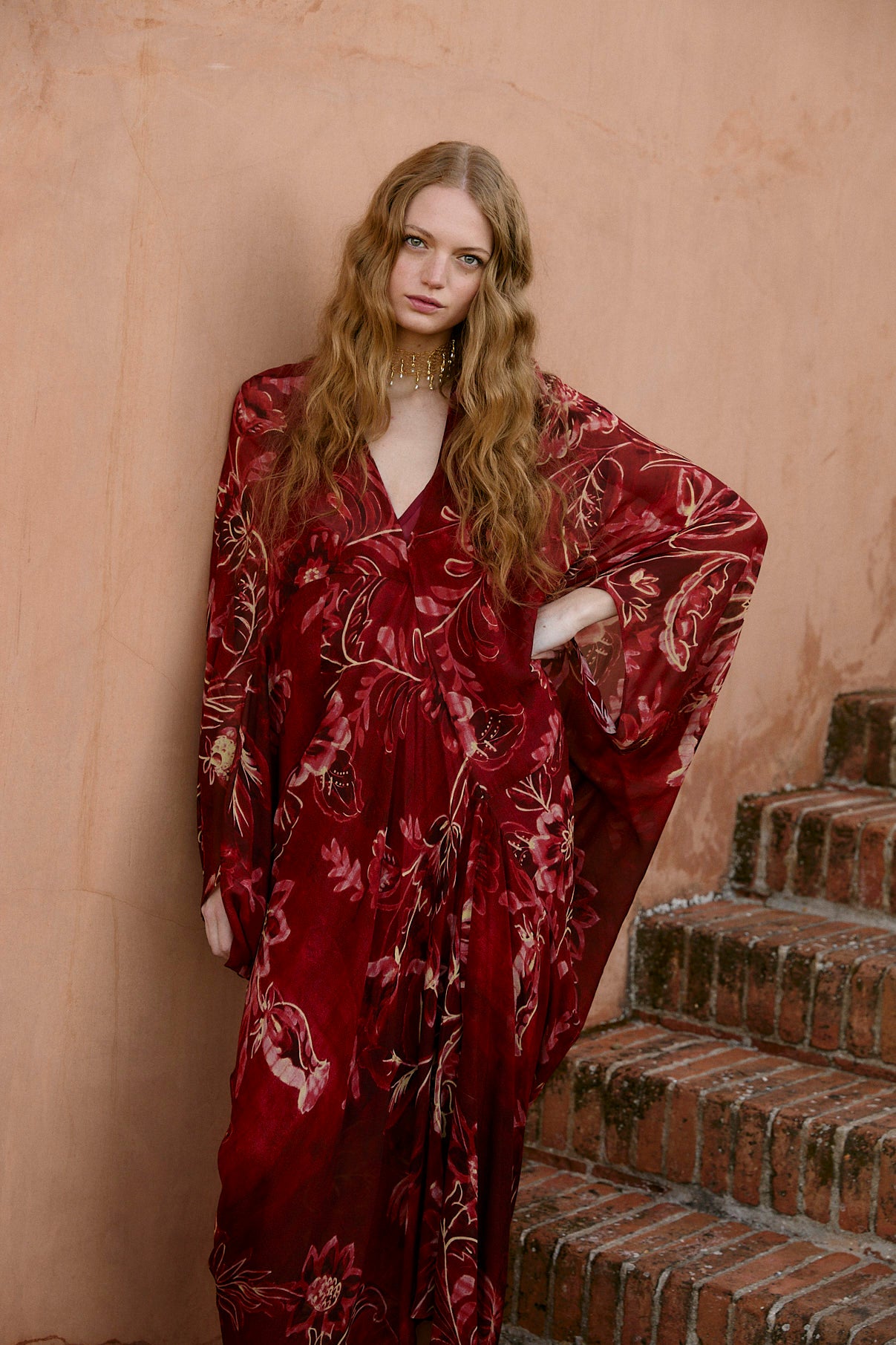 VERO PEONIA CARMIN DRESS