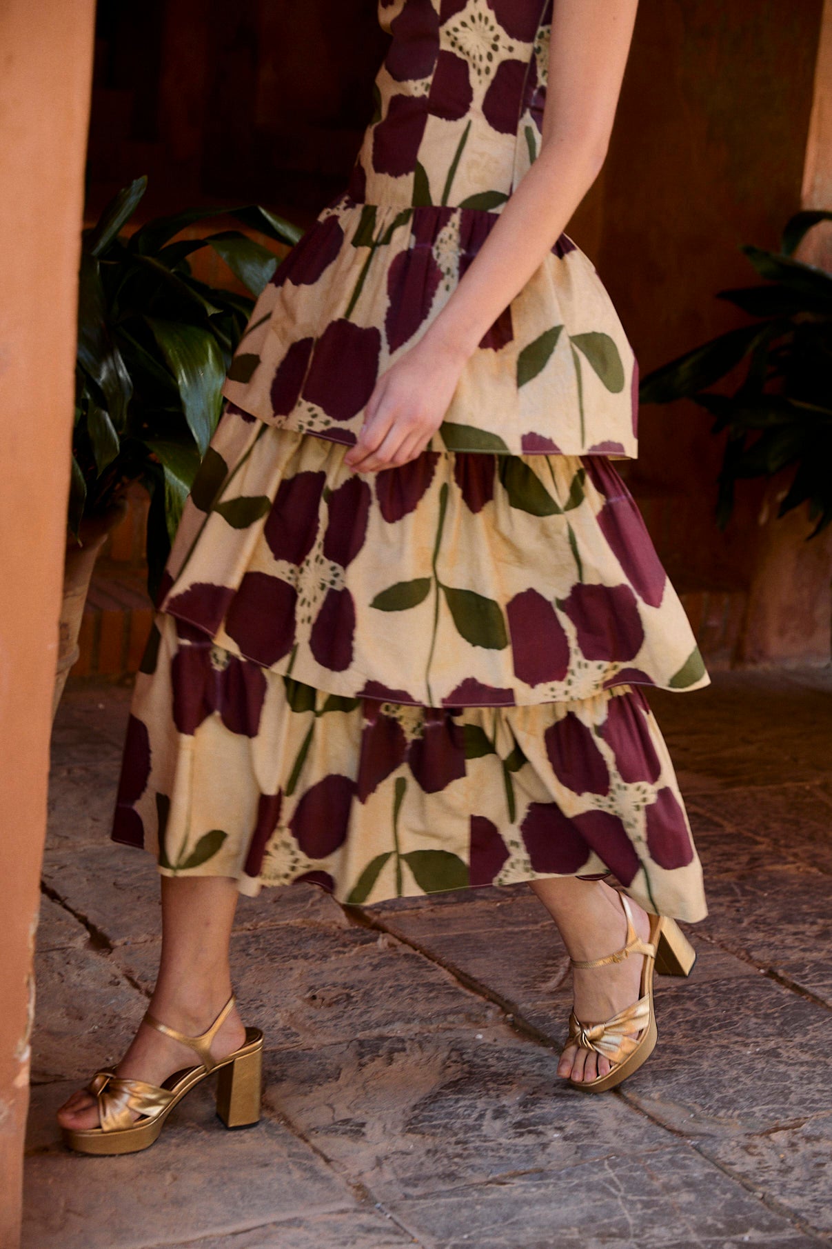 VESTIDO CLO LIRIO BURGUNDY