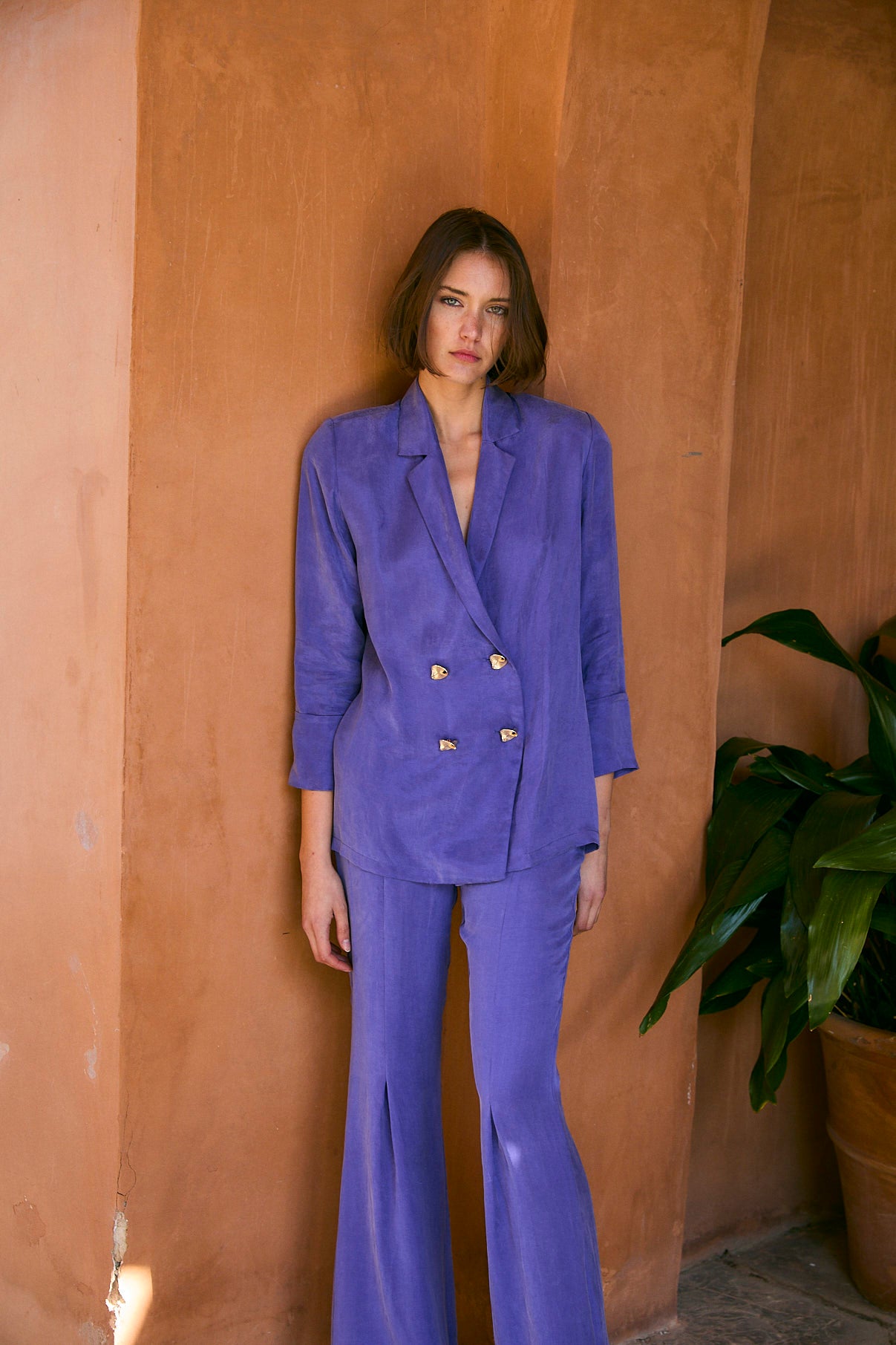 CHAQUETA ICON CUPRO MORADO