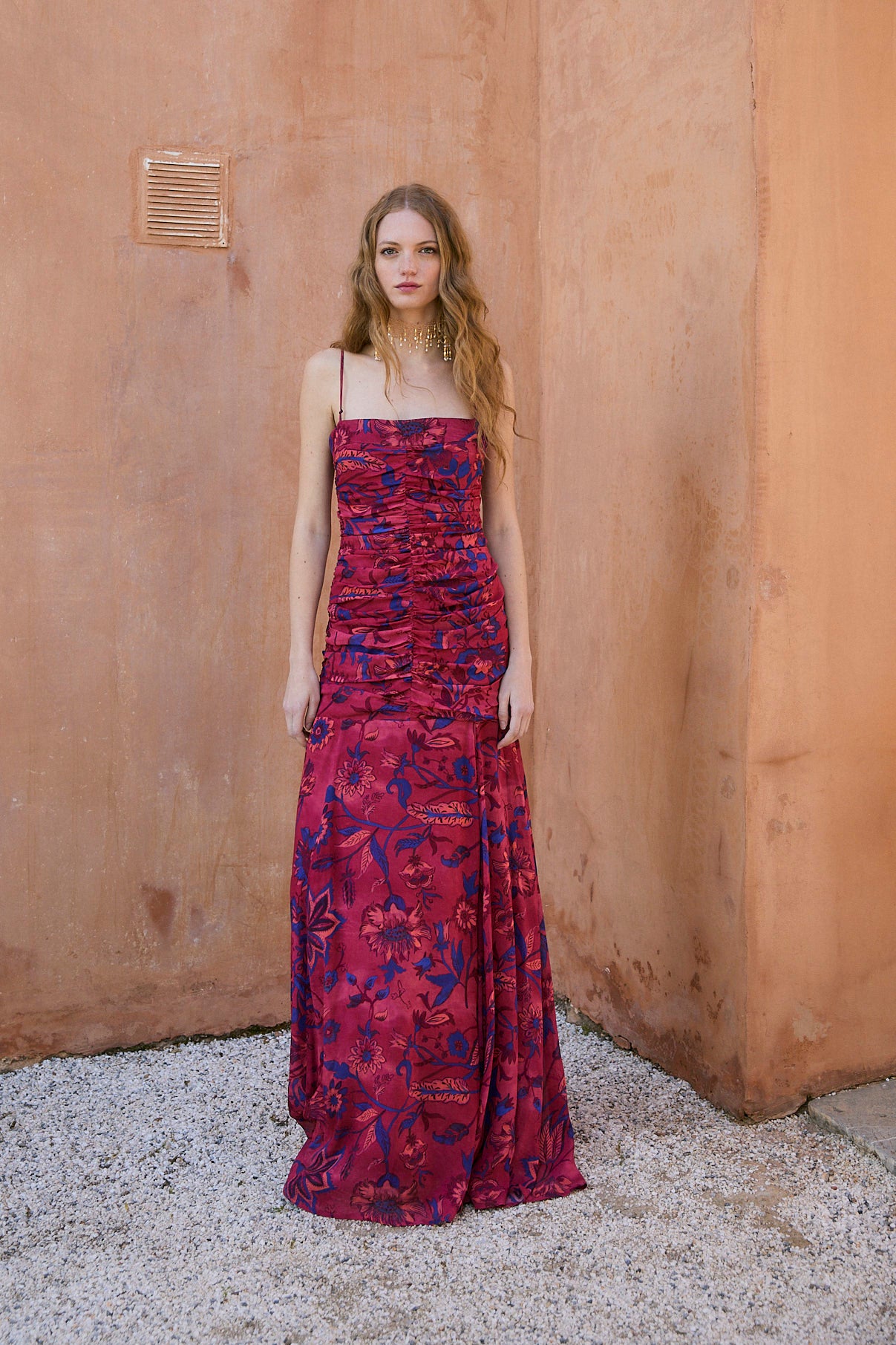 JANE INDIANA MAGENTA DRESS