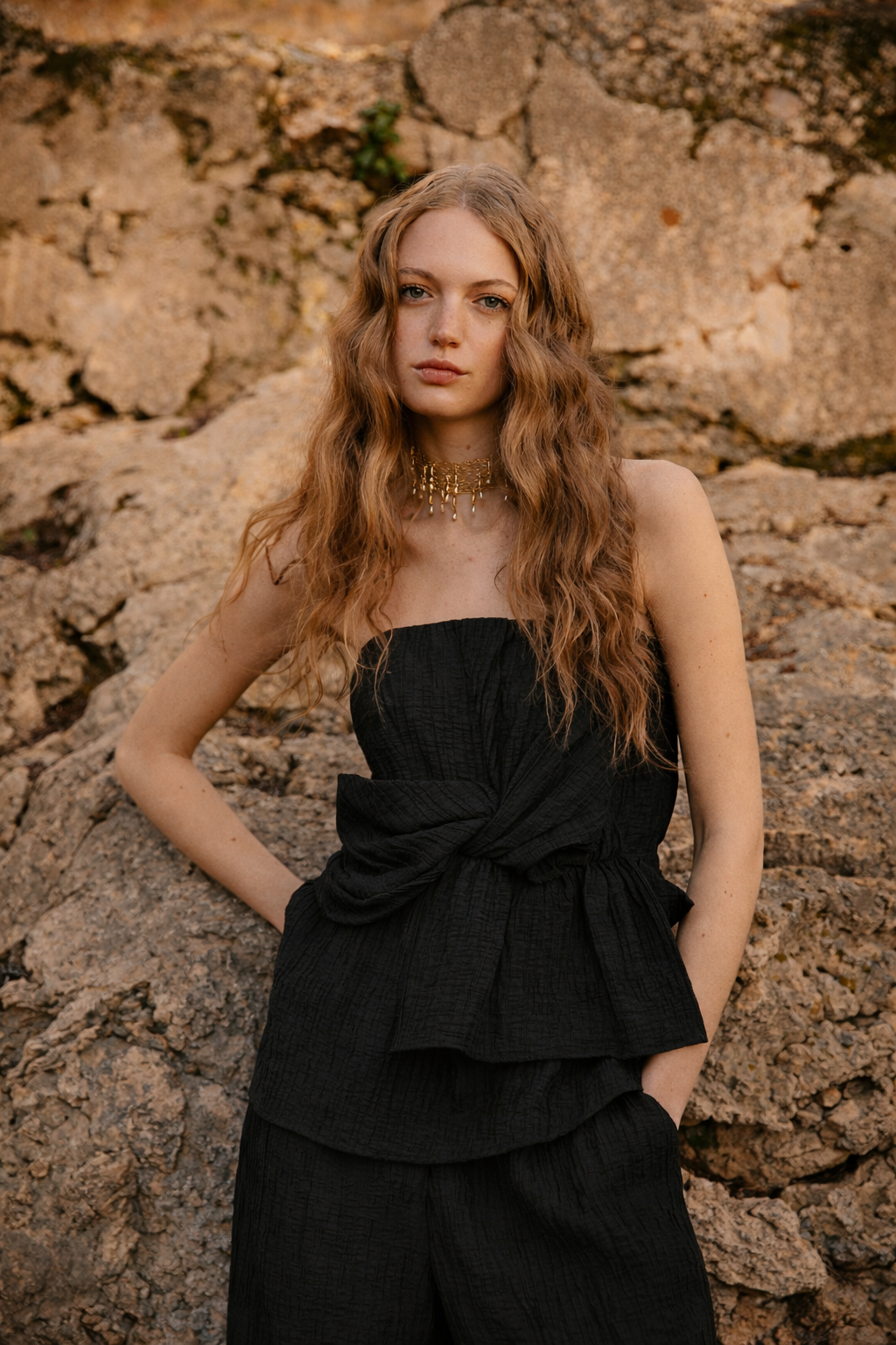 TOTAL LOOK LINDA ARRUGUILLA NEGRO