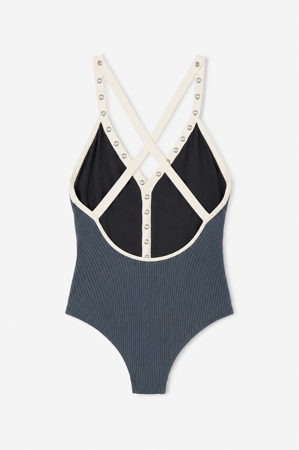 HAILEY CANUTILLO GREY SWIMSUIT