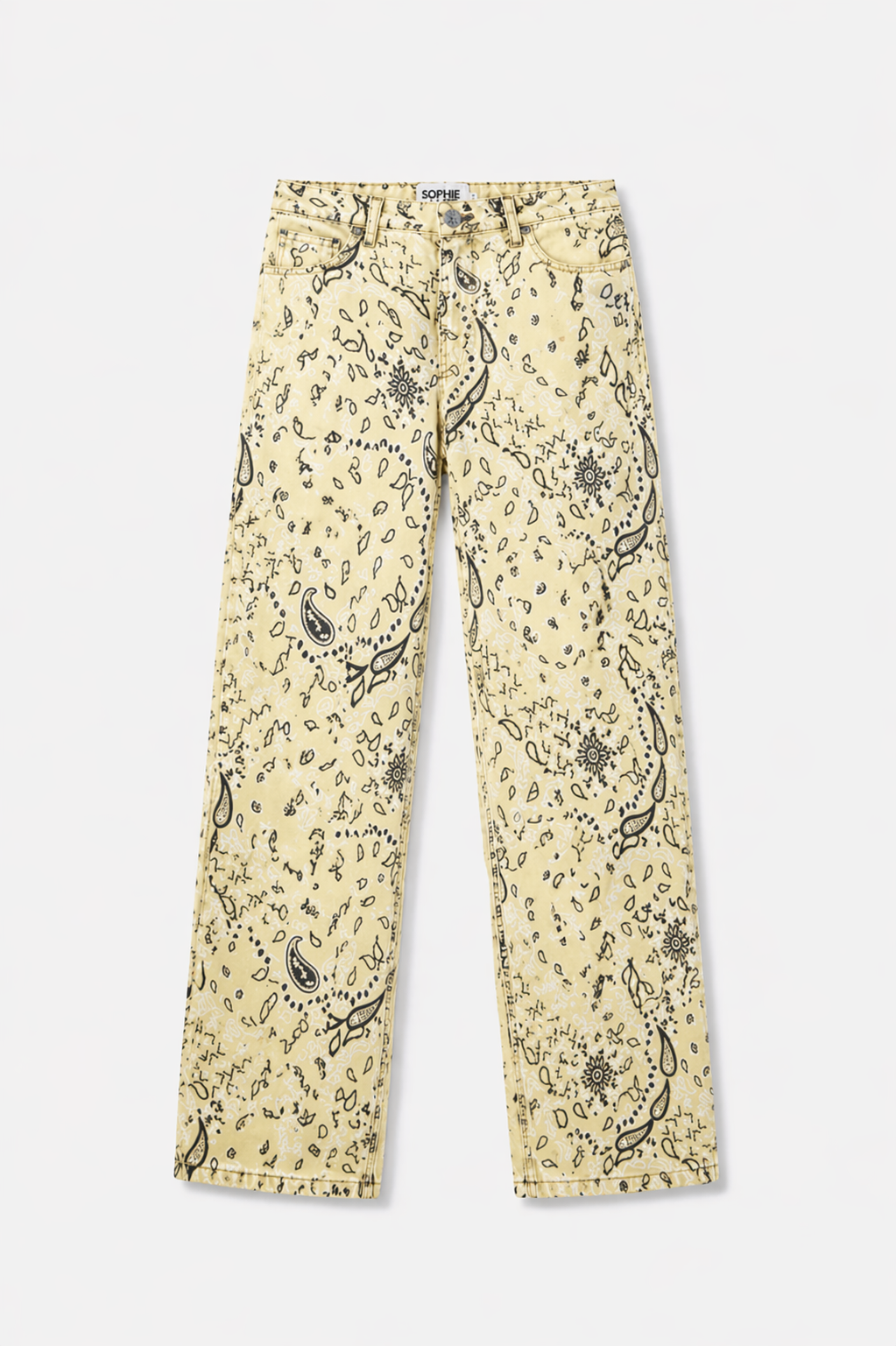 JEANS MONKEY BANDANA AMARILLO