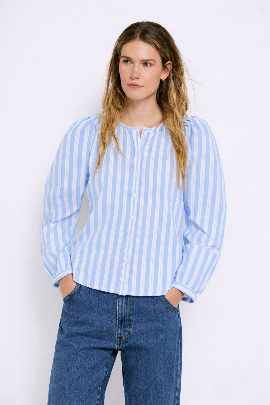 BLUSA FAROL RAYA MIX AZUL