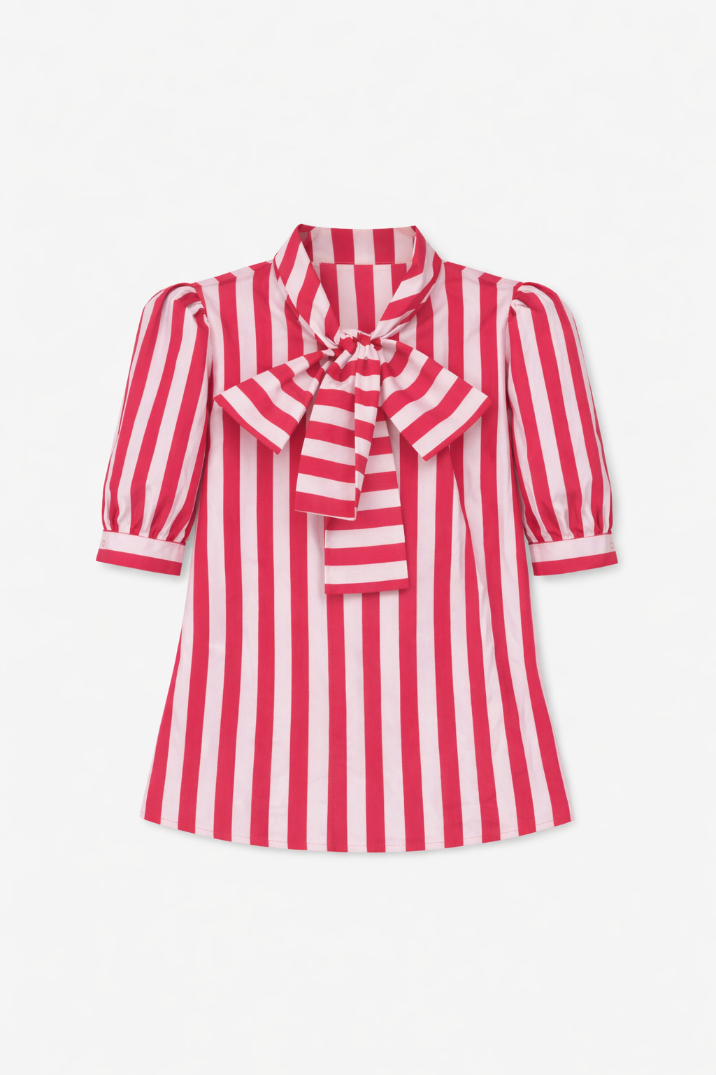 BLUSA LULU RAYAS ROJO