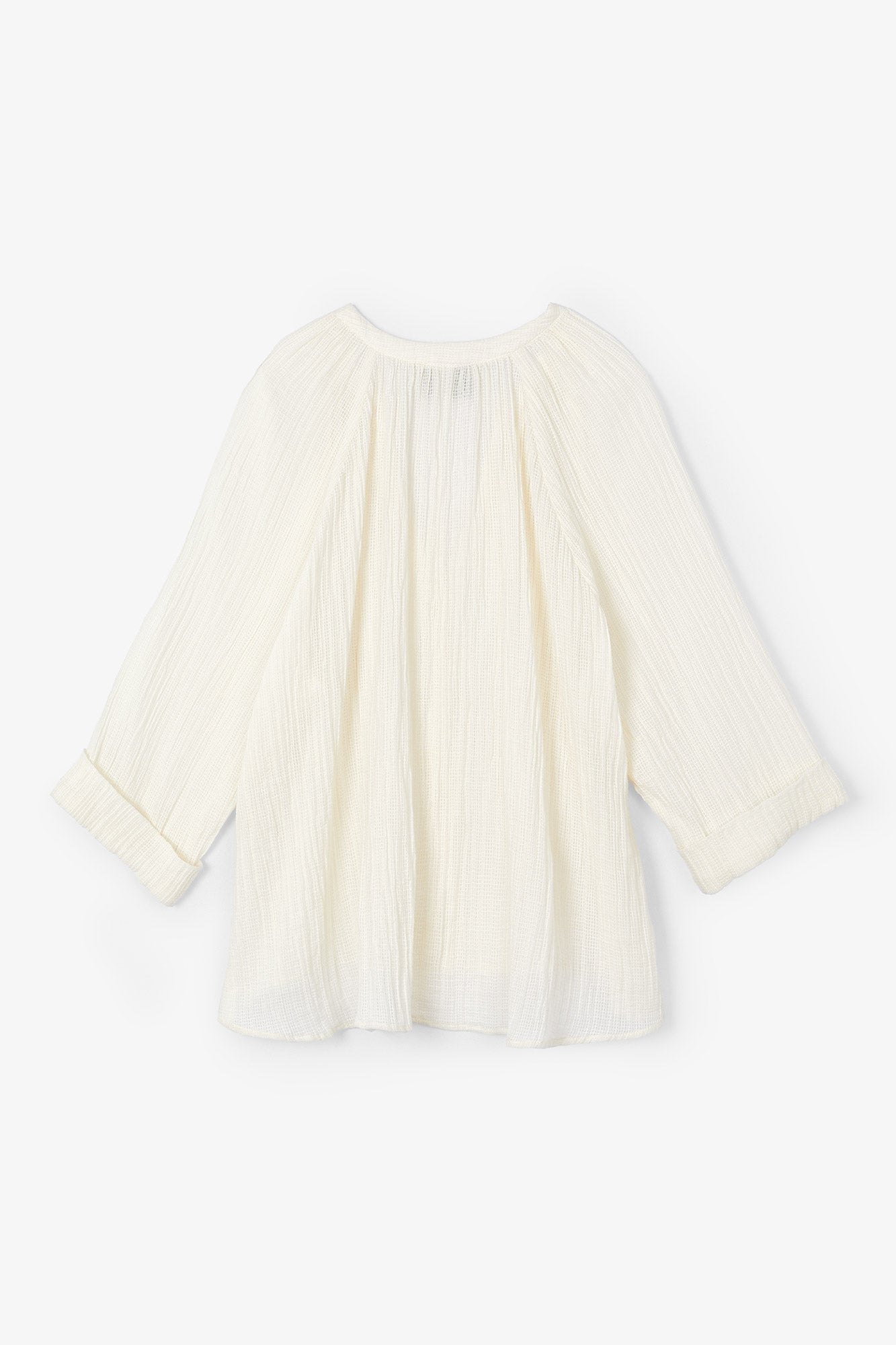 MOLLI ARRUGUILLA ECRU BLOUSE