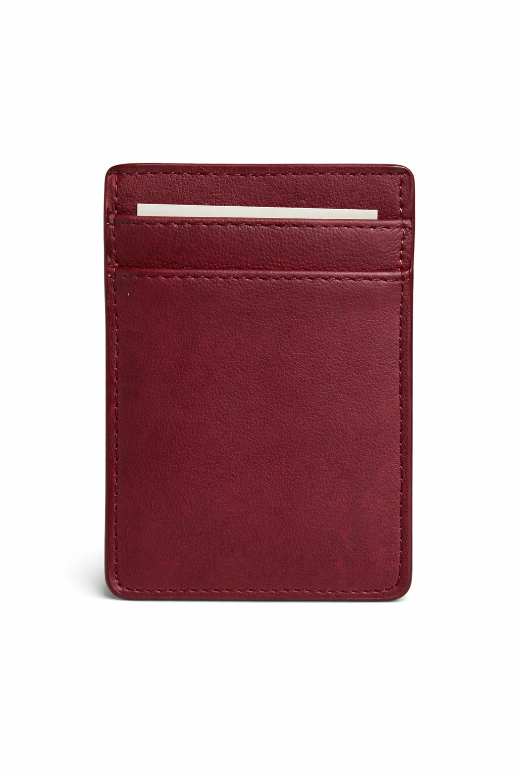 TARJETERO LUCIA PIEL BURGUNDY