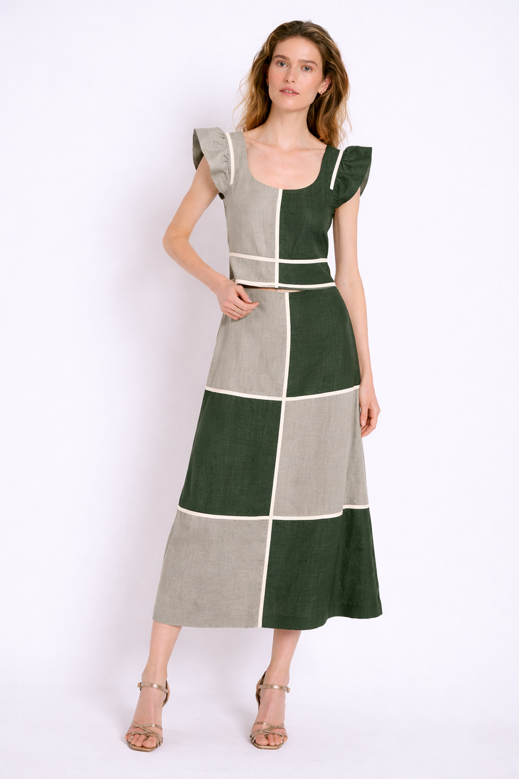 TOP DAMA LINO VERDE