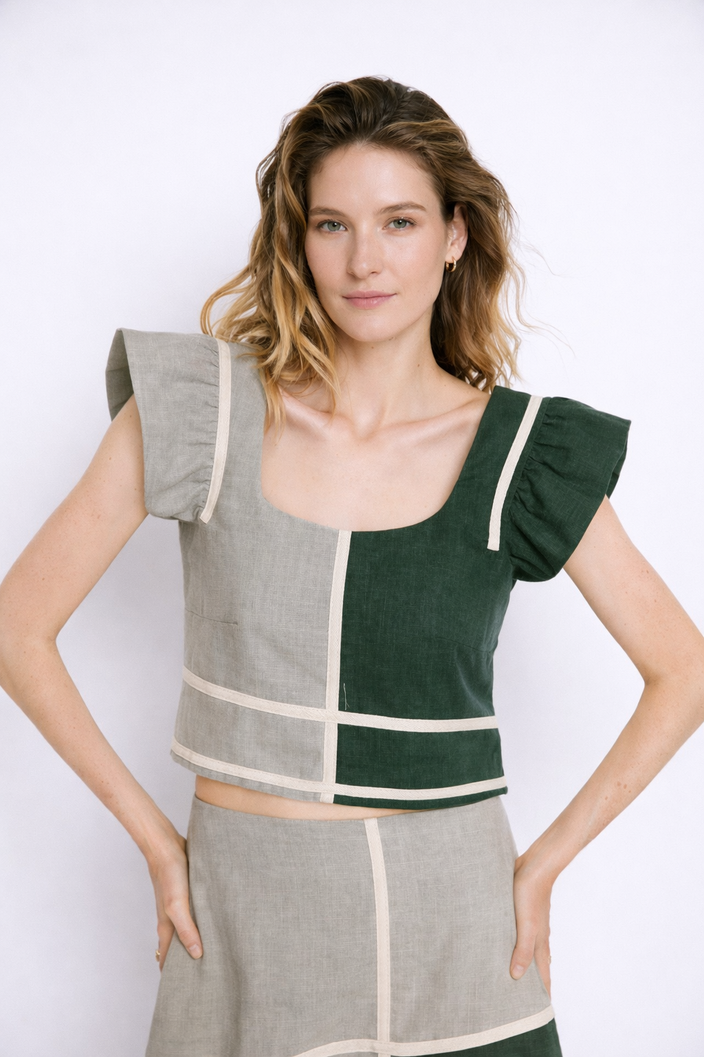 TOP DAMA LINO VERDE