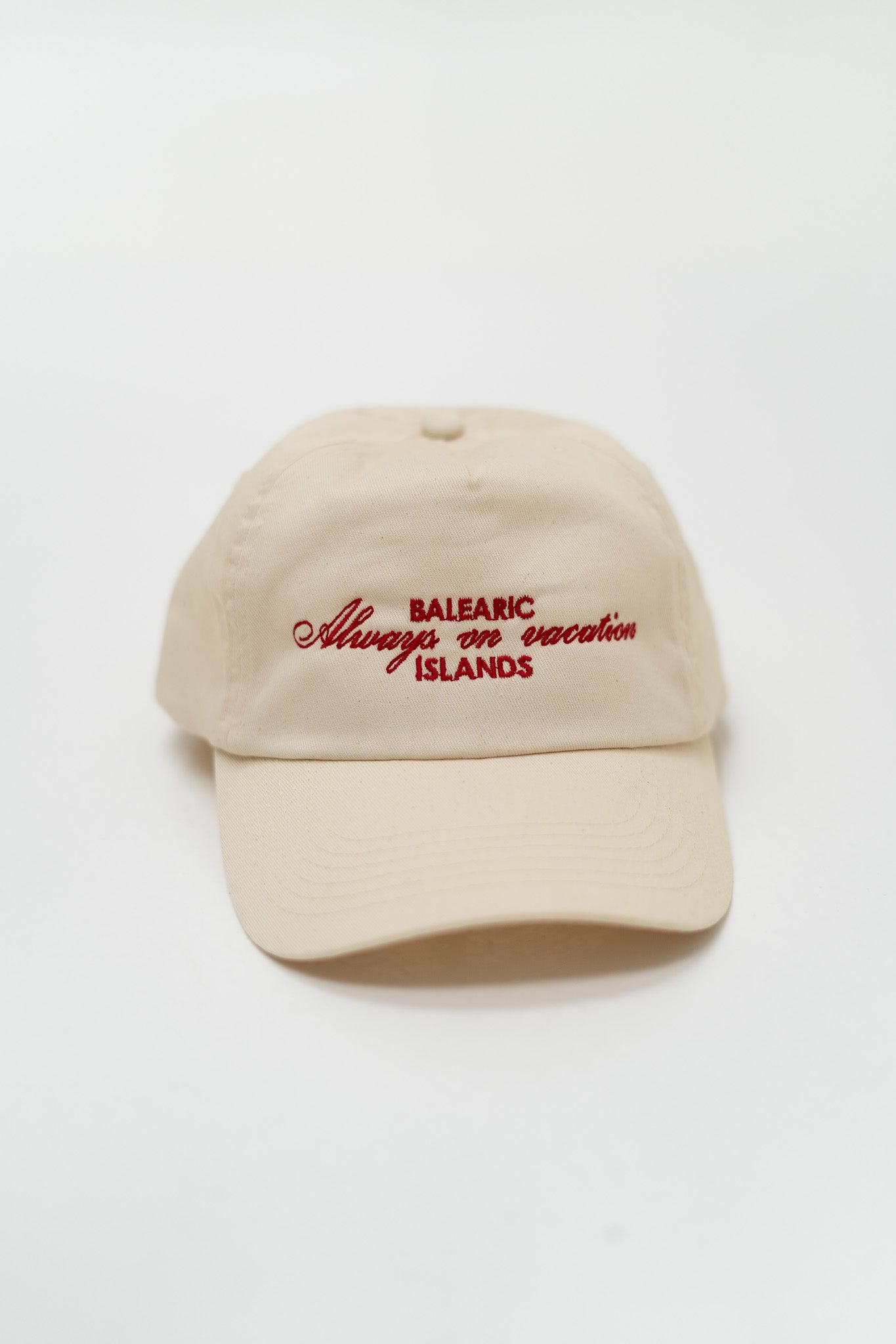 CASQUETTE VACANCES ÉCRU