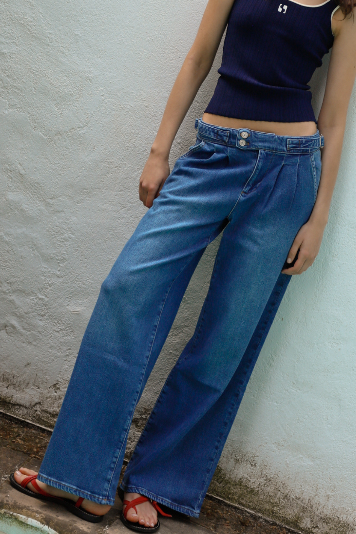 JEANS HEBILLA DENIM AZUL