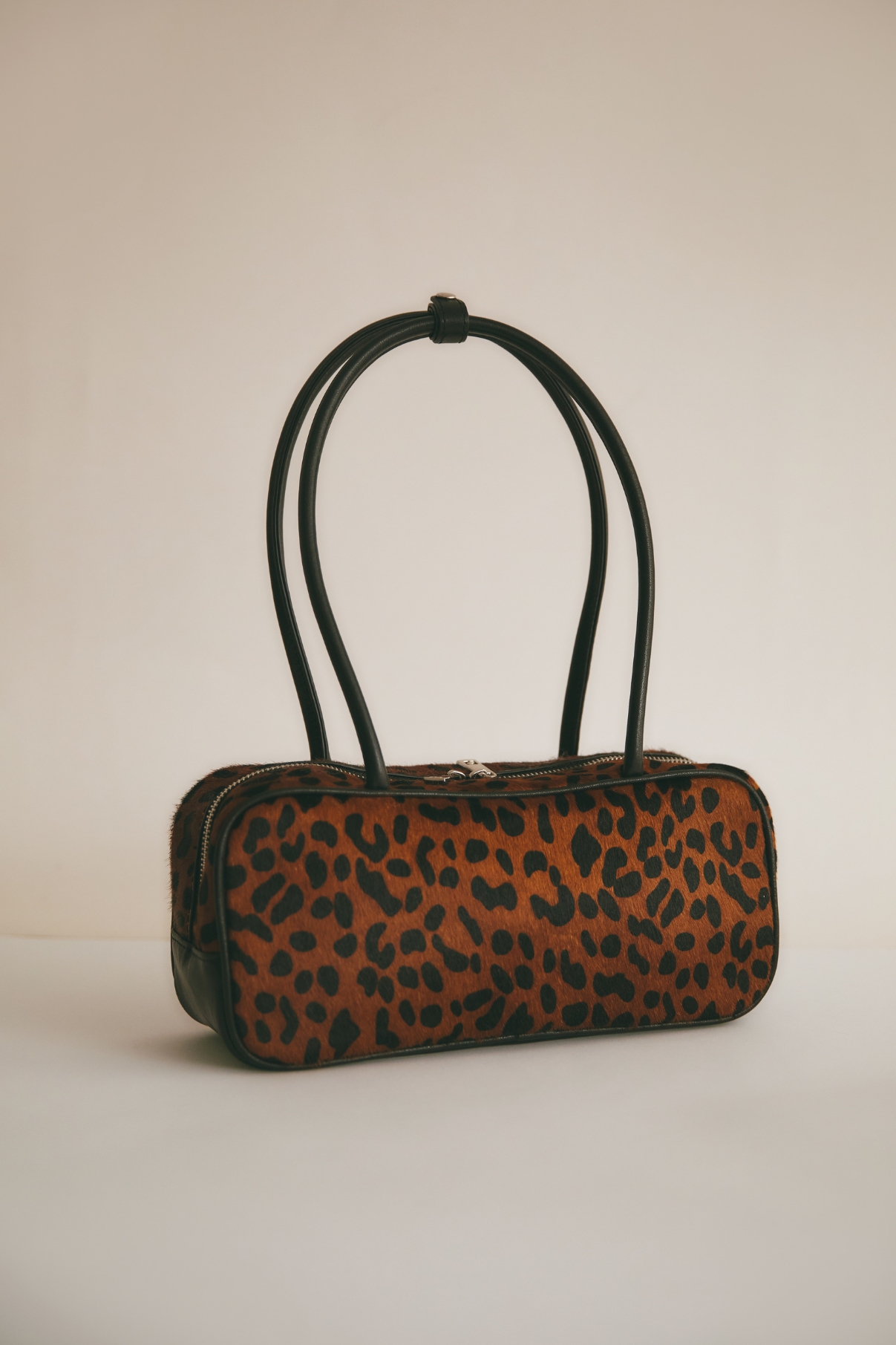 BOLSO BAGUETTE PIEL LEOPARDO