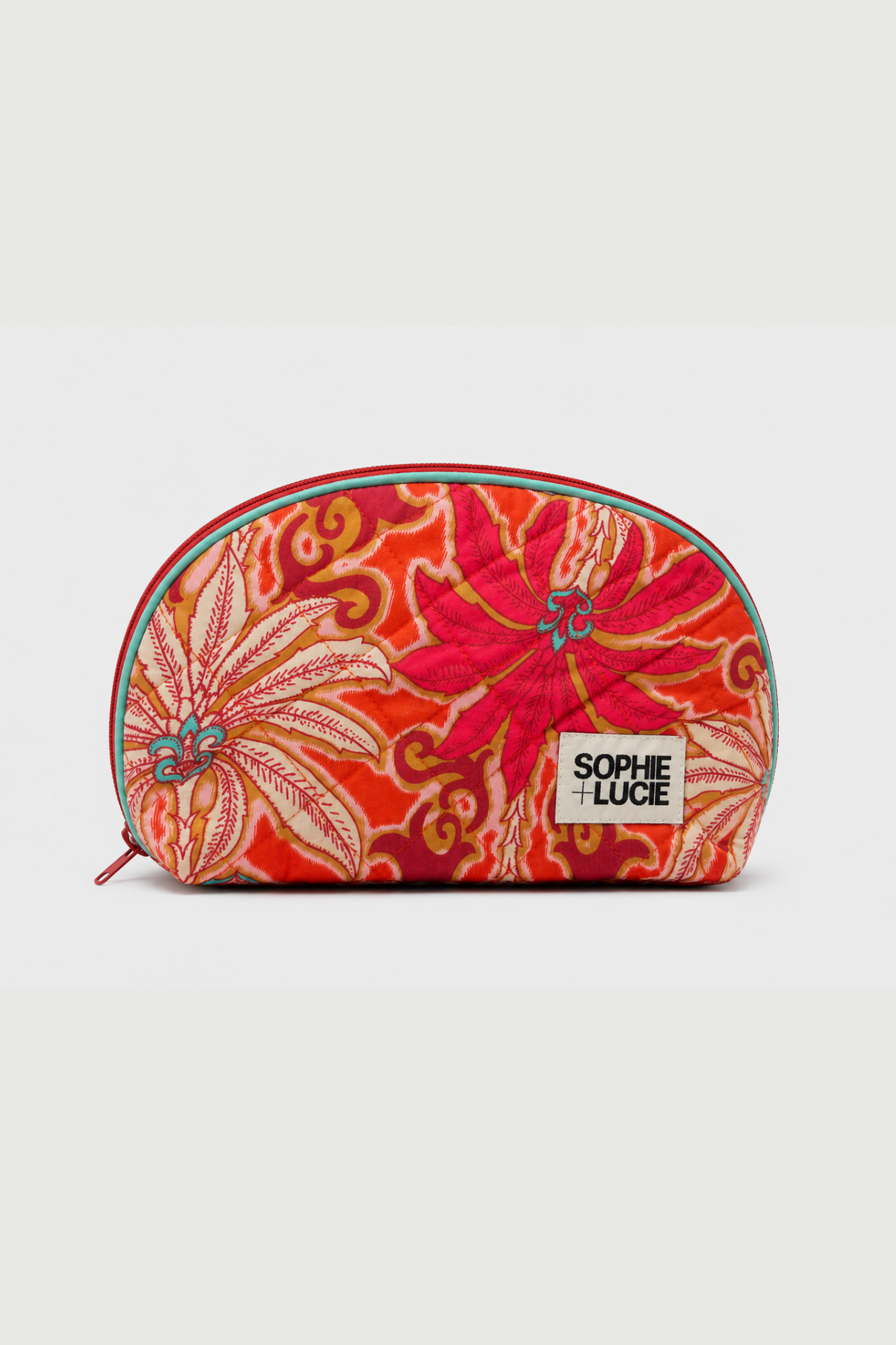 TULA PALMAS RED TOILETRY BAG