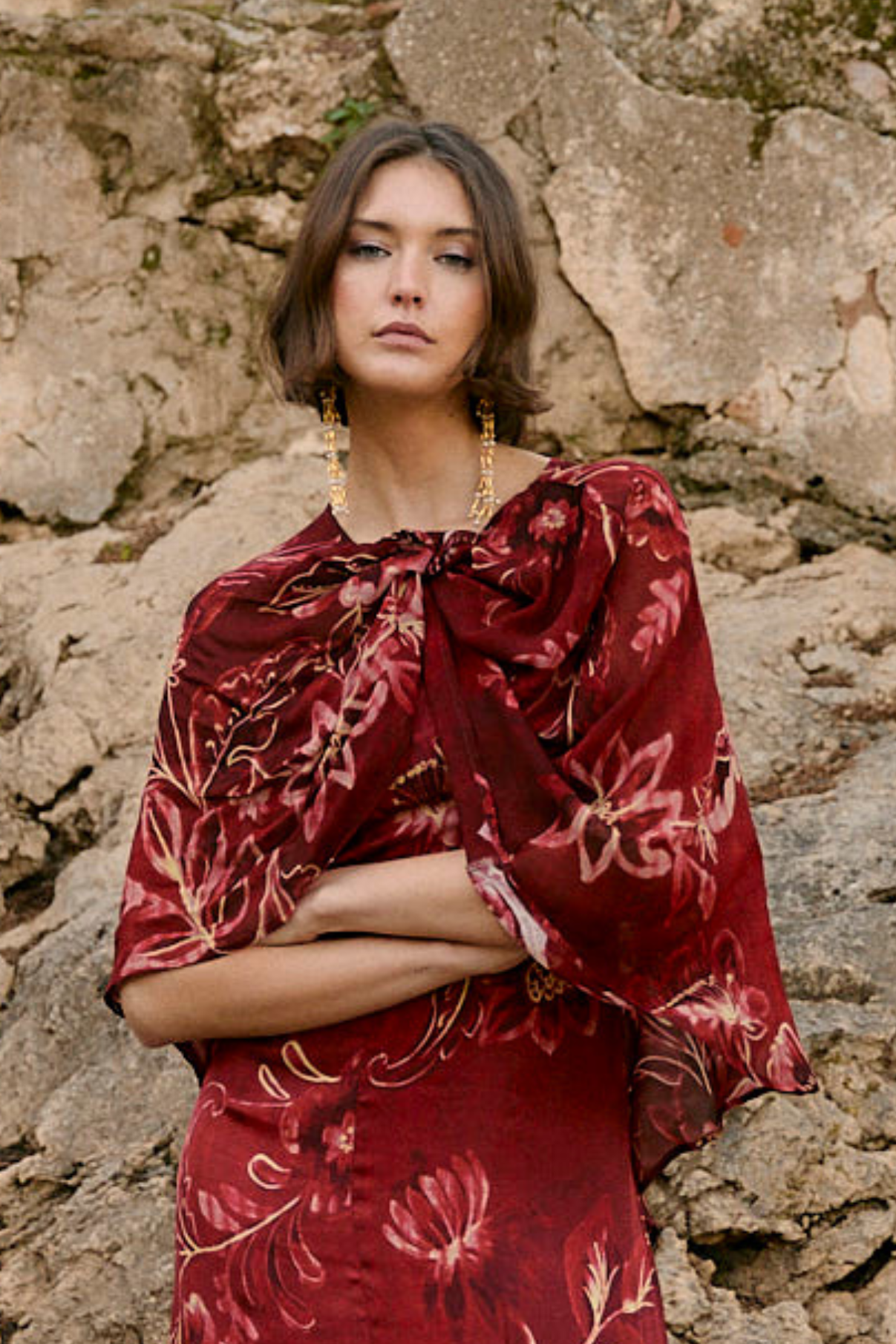 COHEN PEONIA CARMIN CAPE