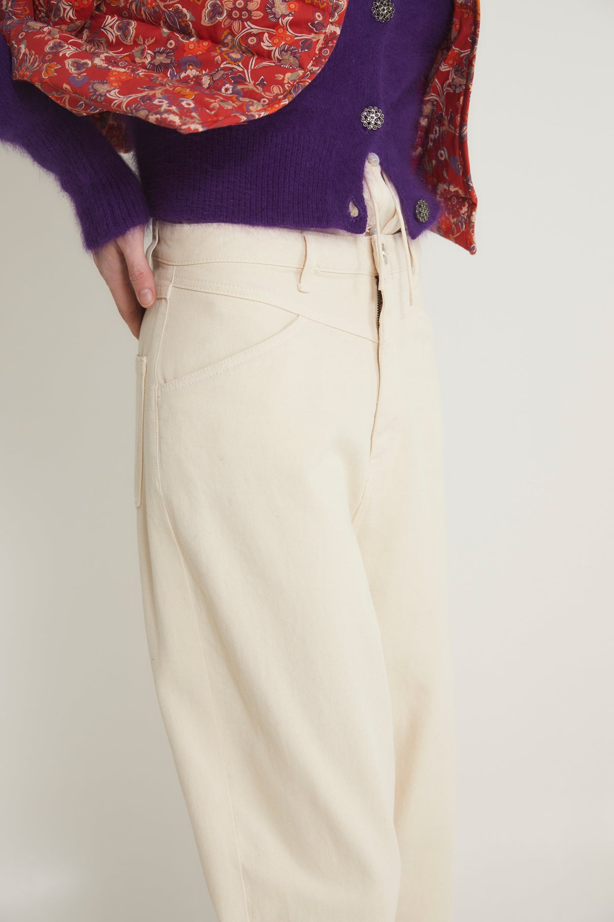 LUCCI CORSE ECRU JEANS