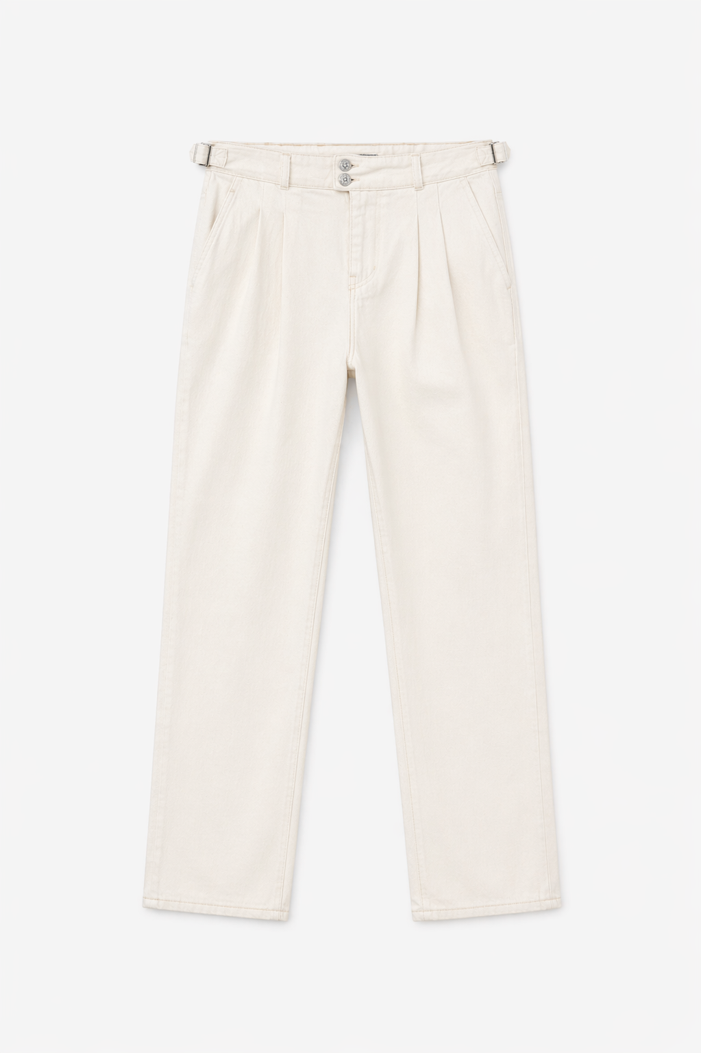JEANS HEBILLA SARGA CRUDO
